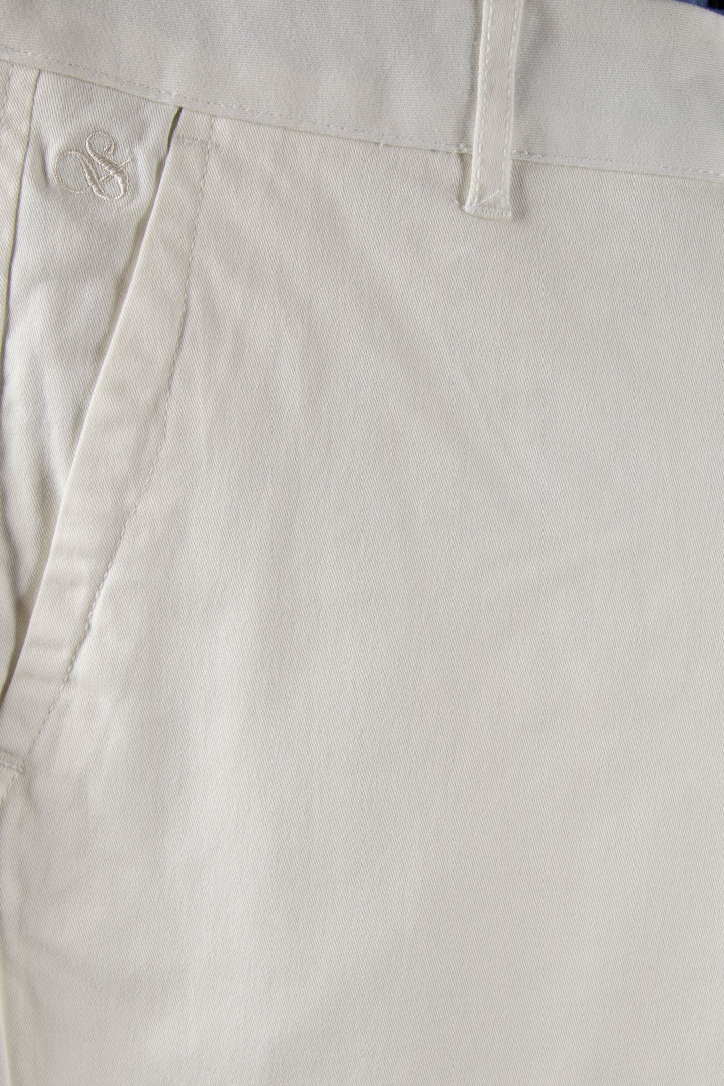 NOS MOTT COTTON-BLEND TWILL CHINO WHITE TRADITIONAL 4