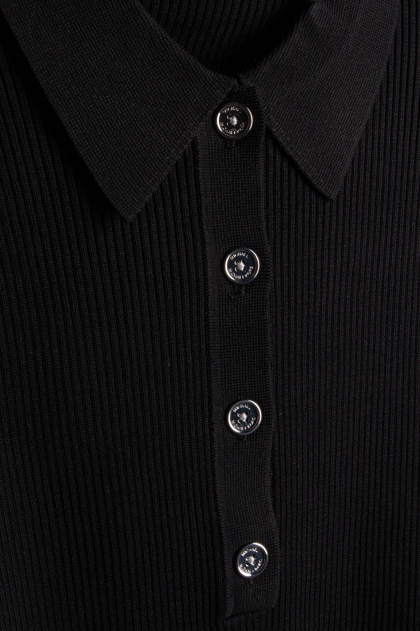 POLO NECK CLEAN LS TOP BLACK 4