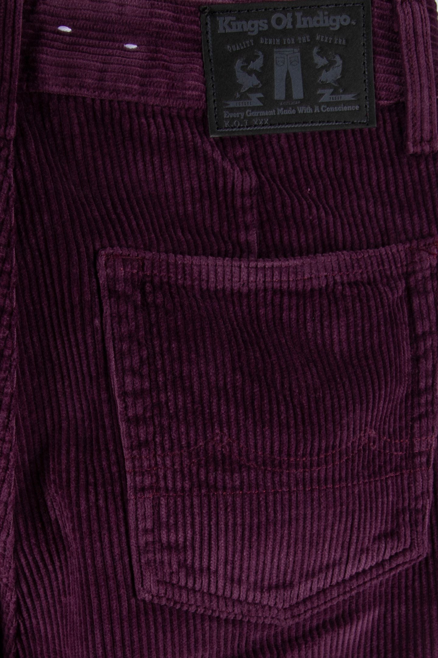 LEILA CORD PANTS MAUVE WINE CORDUROY 5