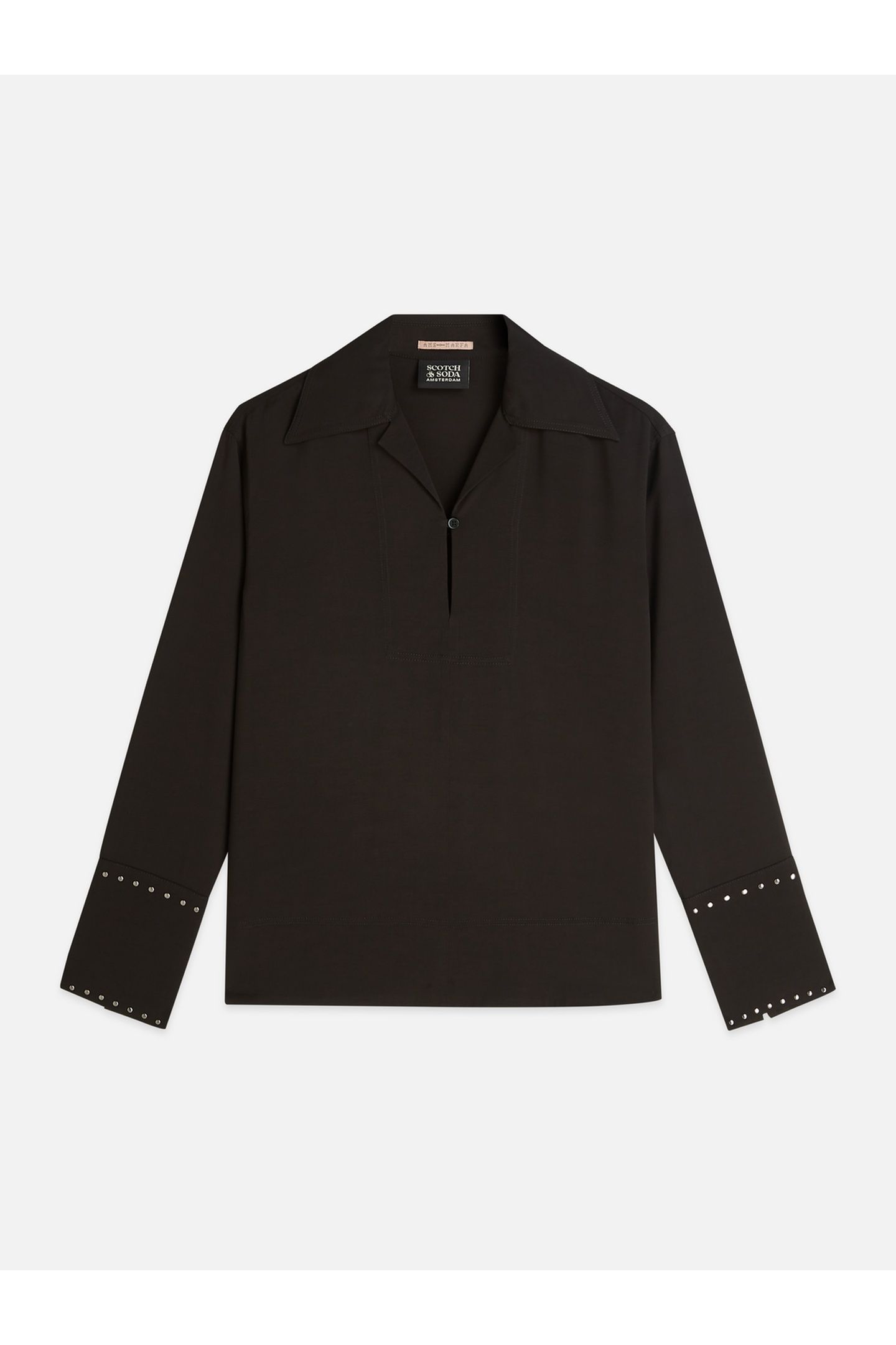 STUDDED LONG SLEEVE SHIRT METEORITE 1
