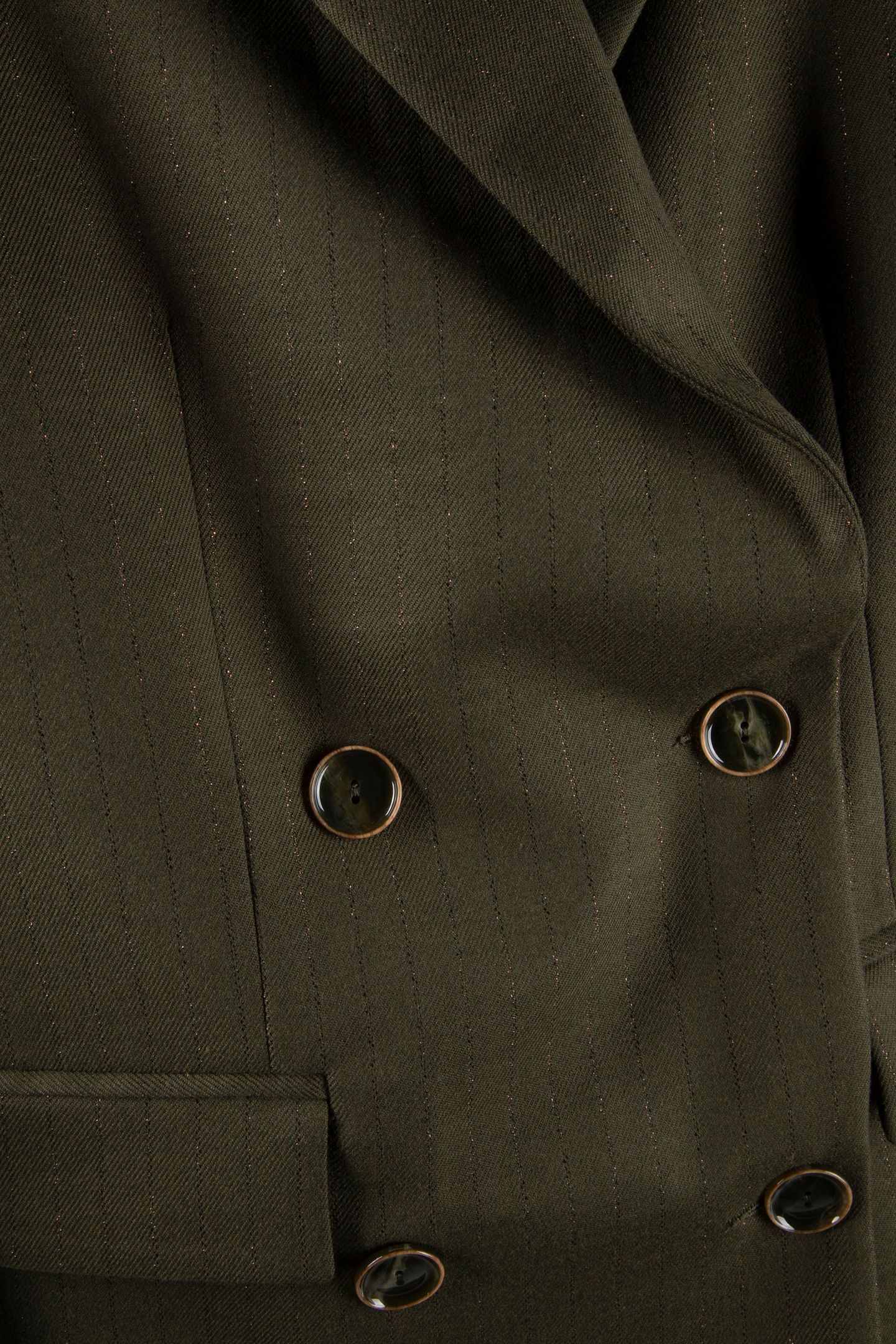 VILLON - GREEN SUIT JACKET WITH LUREX TENNIS STRIPES 4
