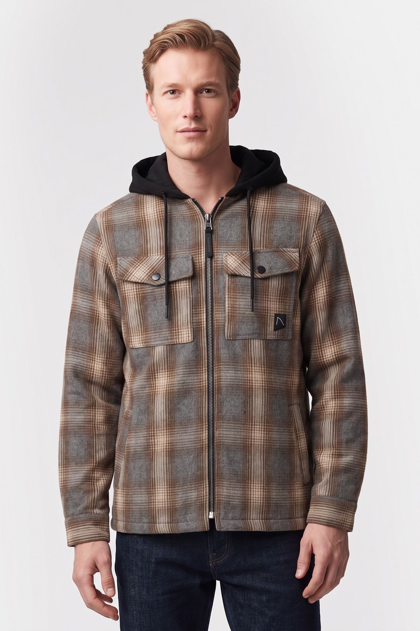 SHIRT LONG SLEEVE STARK SURGE MAJOR BROWN 1