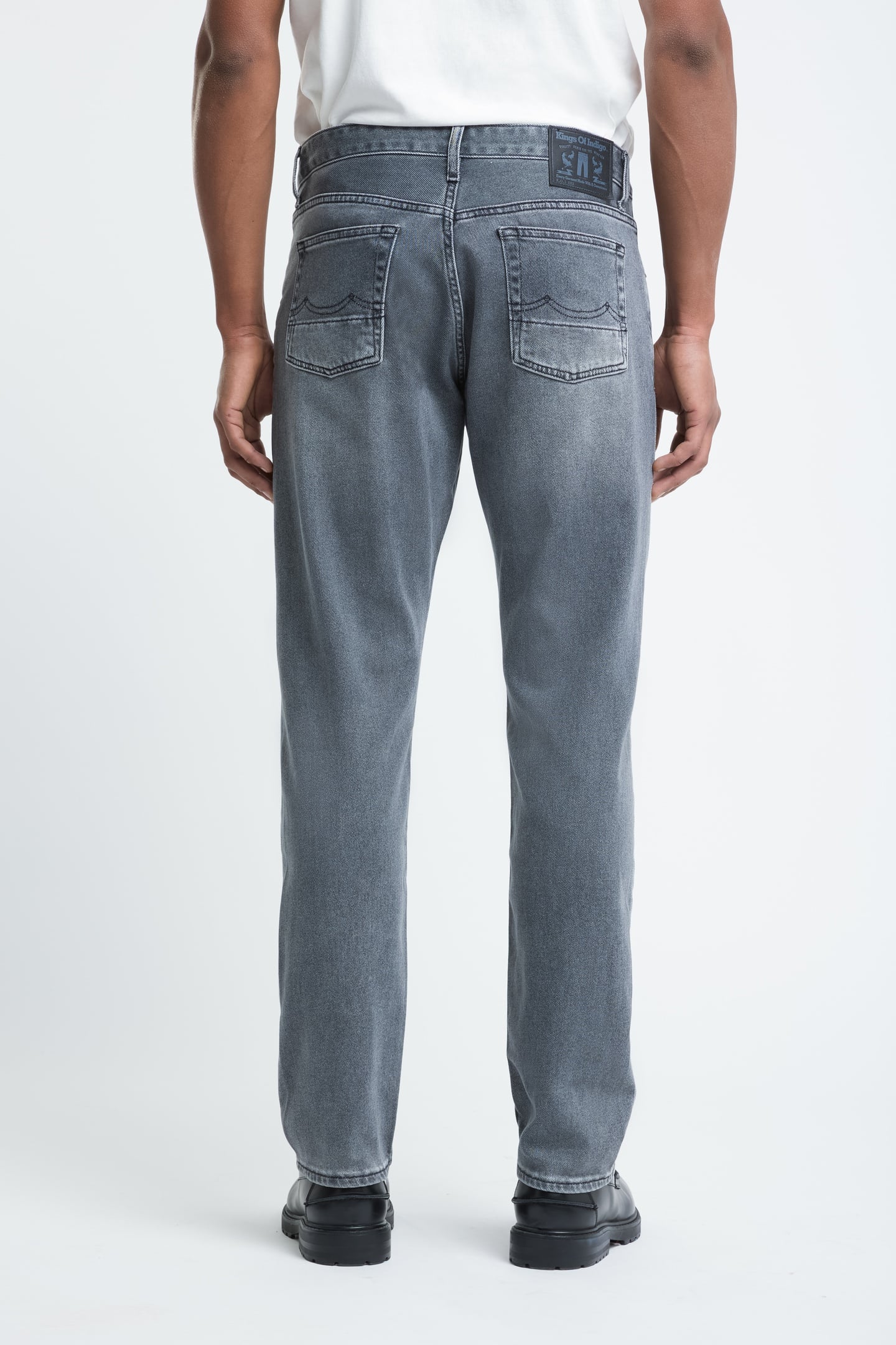 ADDO JEANS COTTON FLEX GREY 2