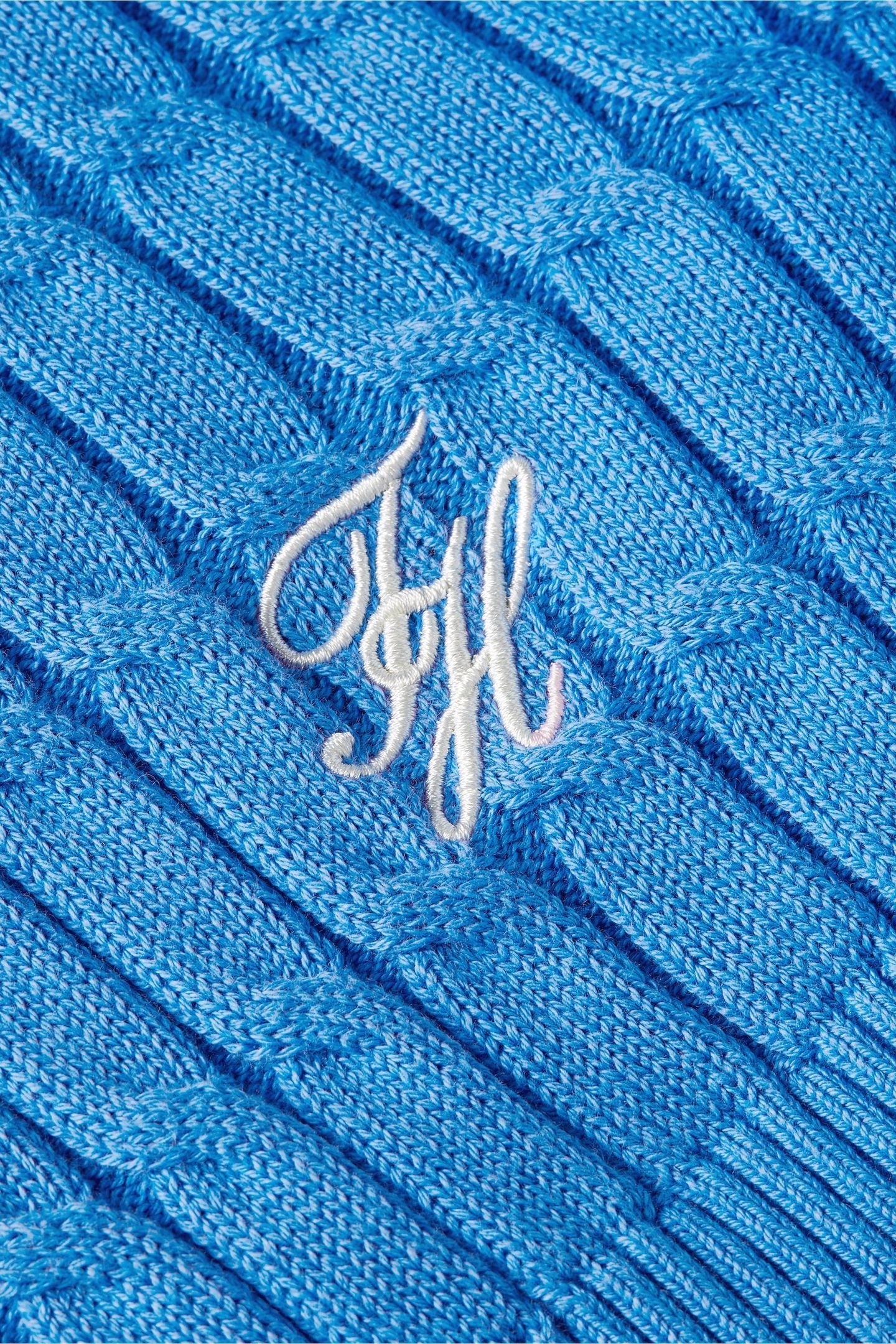 CO CABLE MID GG 1/2 ZIP MESMERIZING BLUE 4
