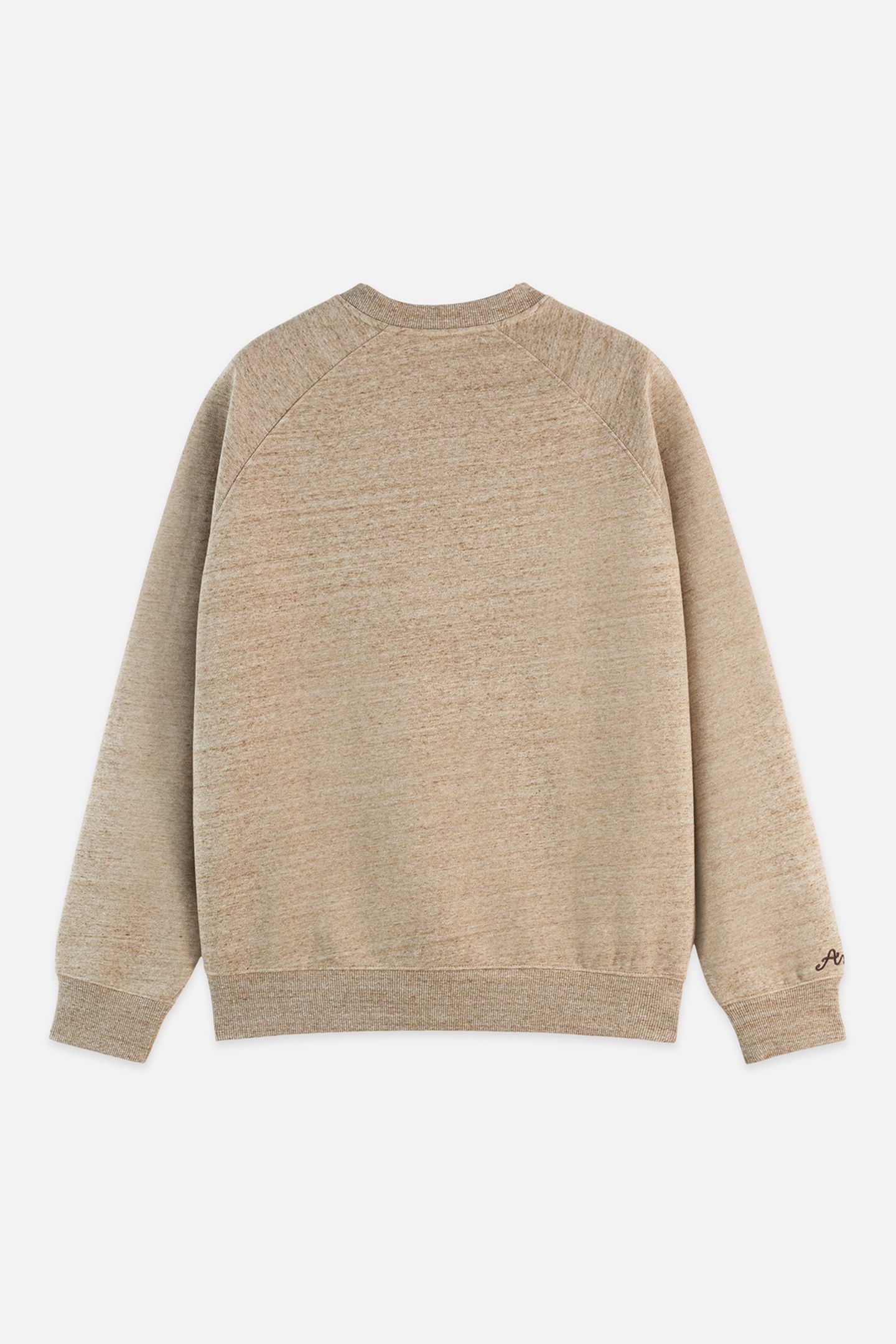 SPACE YARN EMBROIDERED LOOSE-FIT SWEATSHIRT MEDIUM BROWN 5