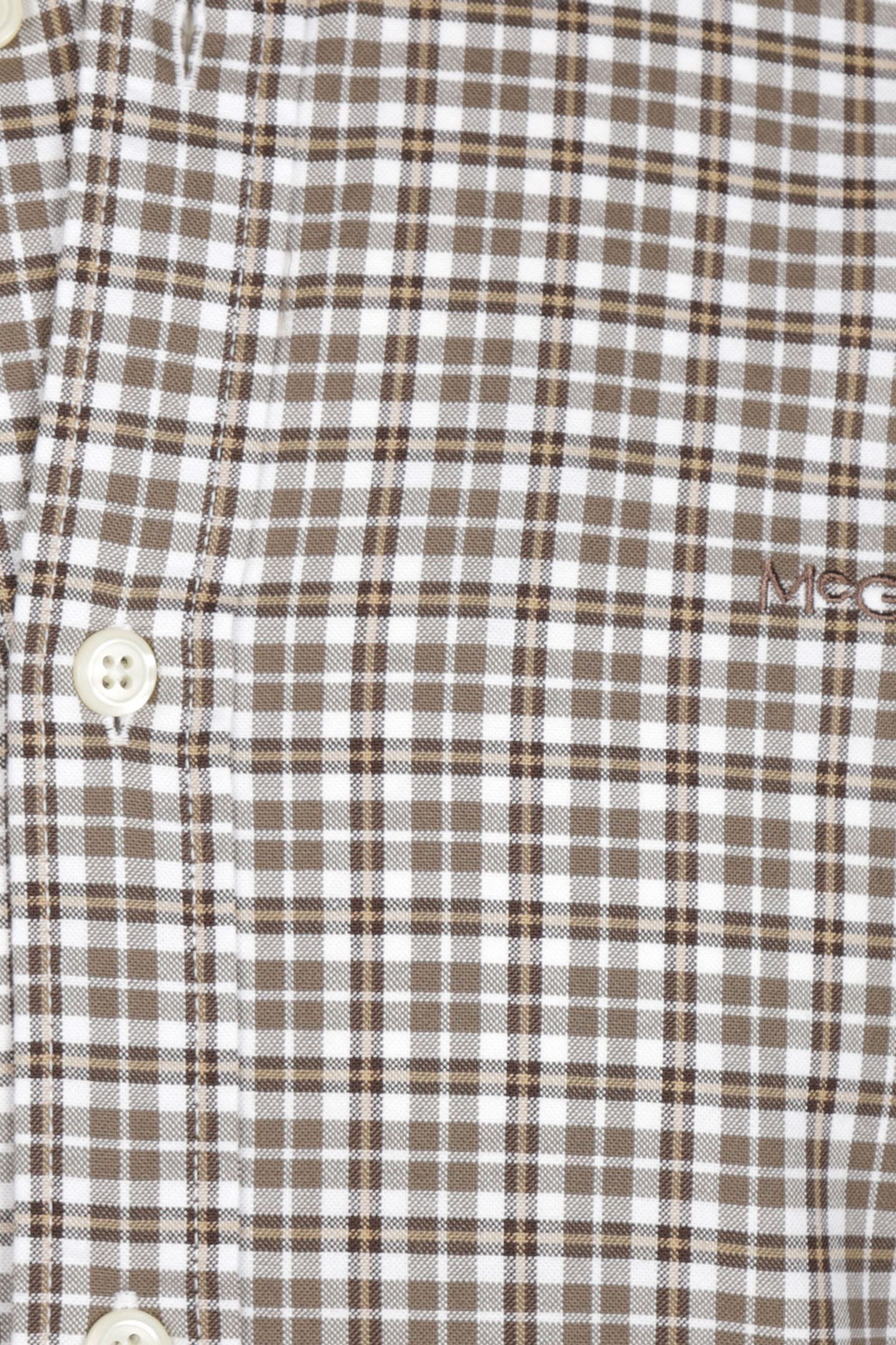 STRETCH OXFORD CHECK SHIRT CHOCOLATE BROWN 7