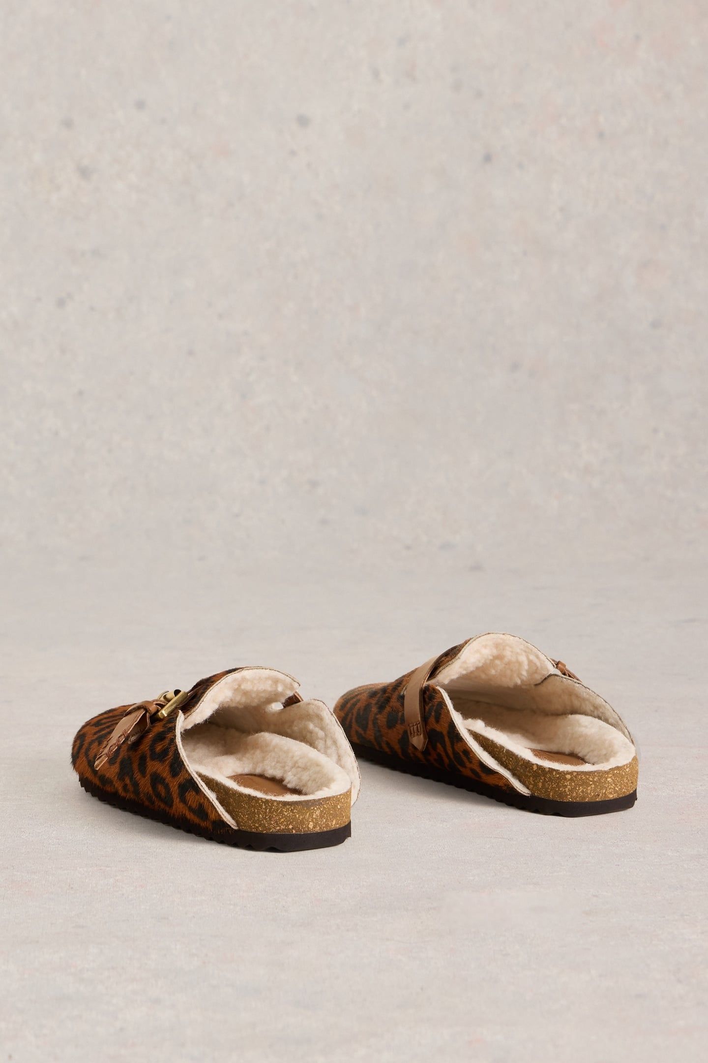 MYRTLE LEATHER SLIP ON MULE BROWN MLT 4