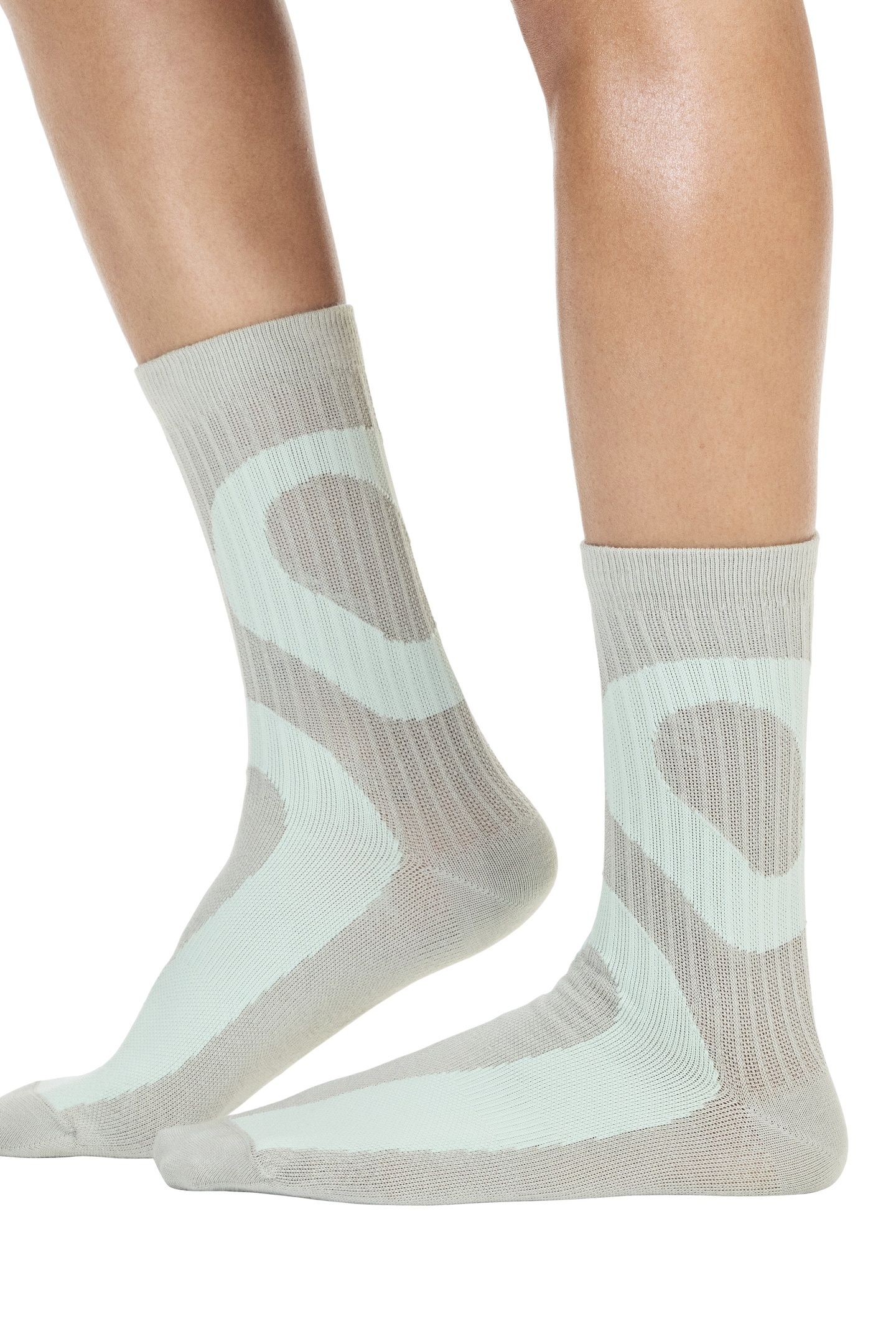 LIQUID LOGO SOCK HIGH 2P 1 UNISEX IVORY | TIN 2