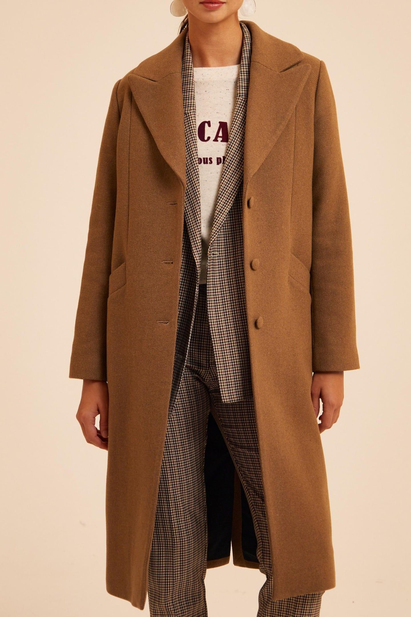 CAMEL LONG COAT 1