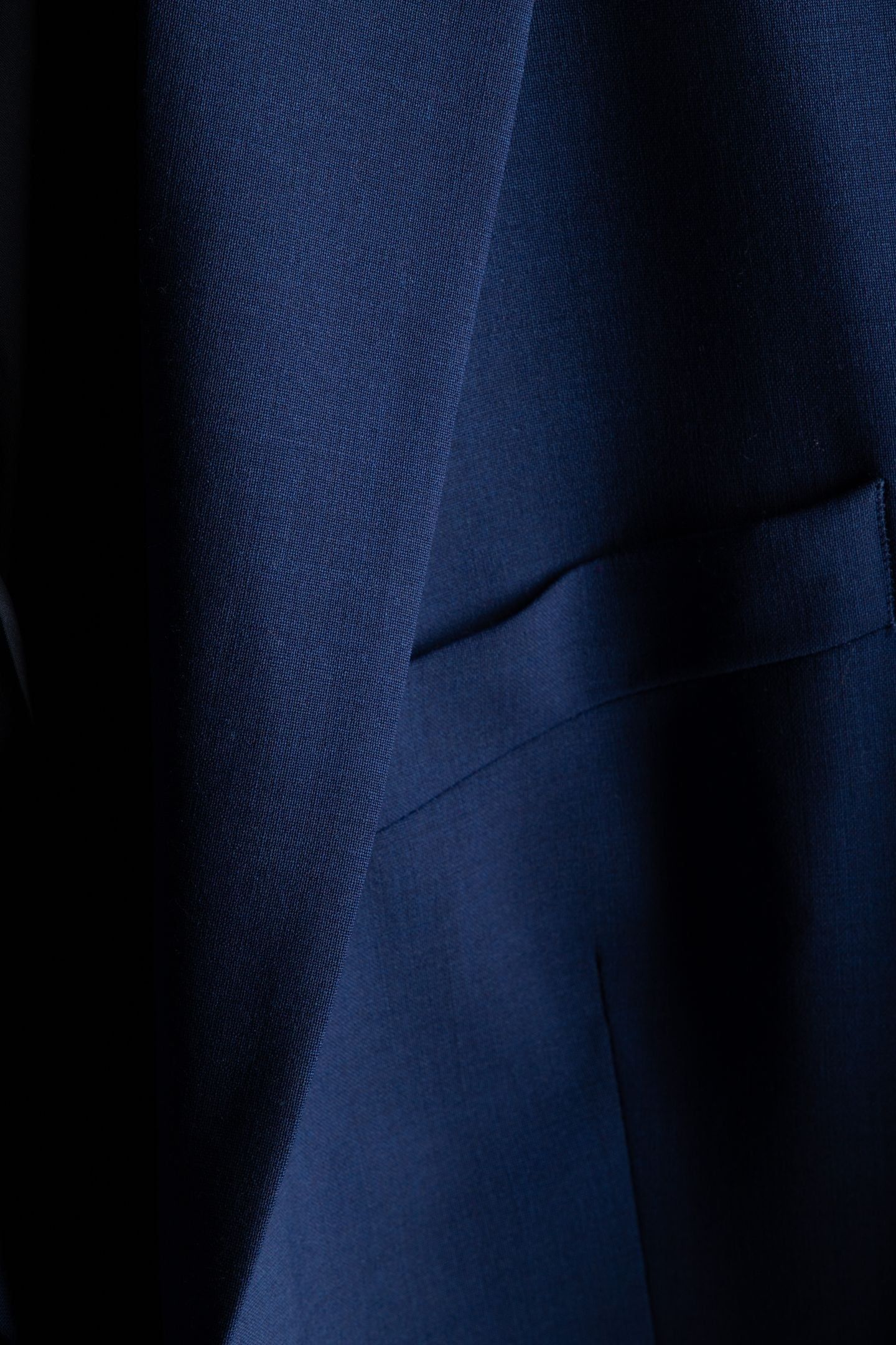 MODERN WOOL BLEND BLAZER SLATE BLUE 4