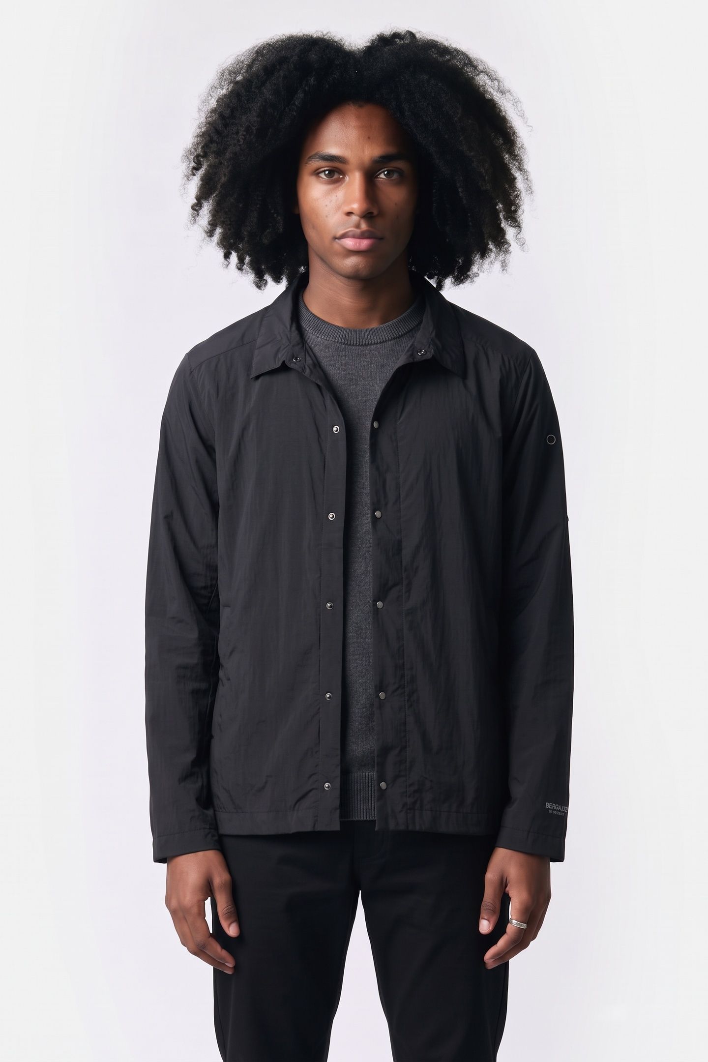 OSLO URBAN COMMUTE WINDBREAKER JACKET BLACK 1
