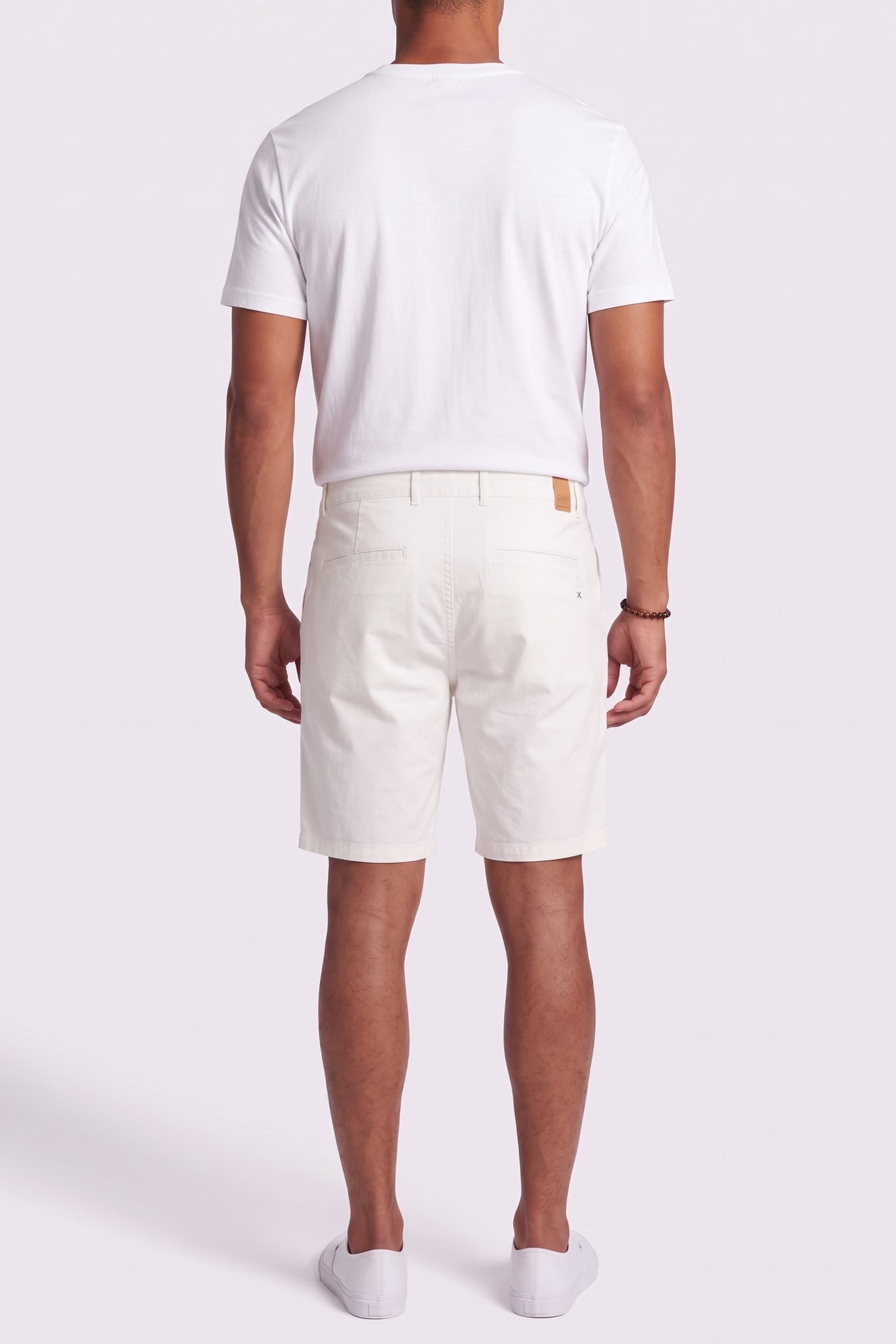 CORE STUART COTTON-BLEND TWILL REGULAR-FIT SHORT OFF WHITE 2