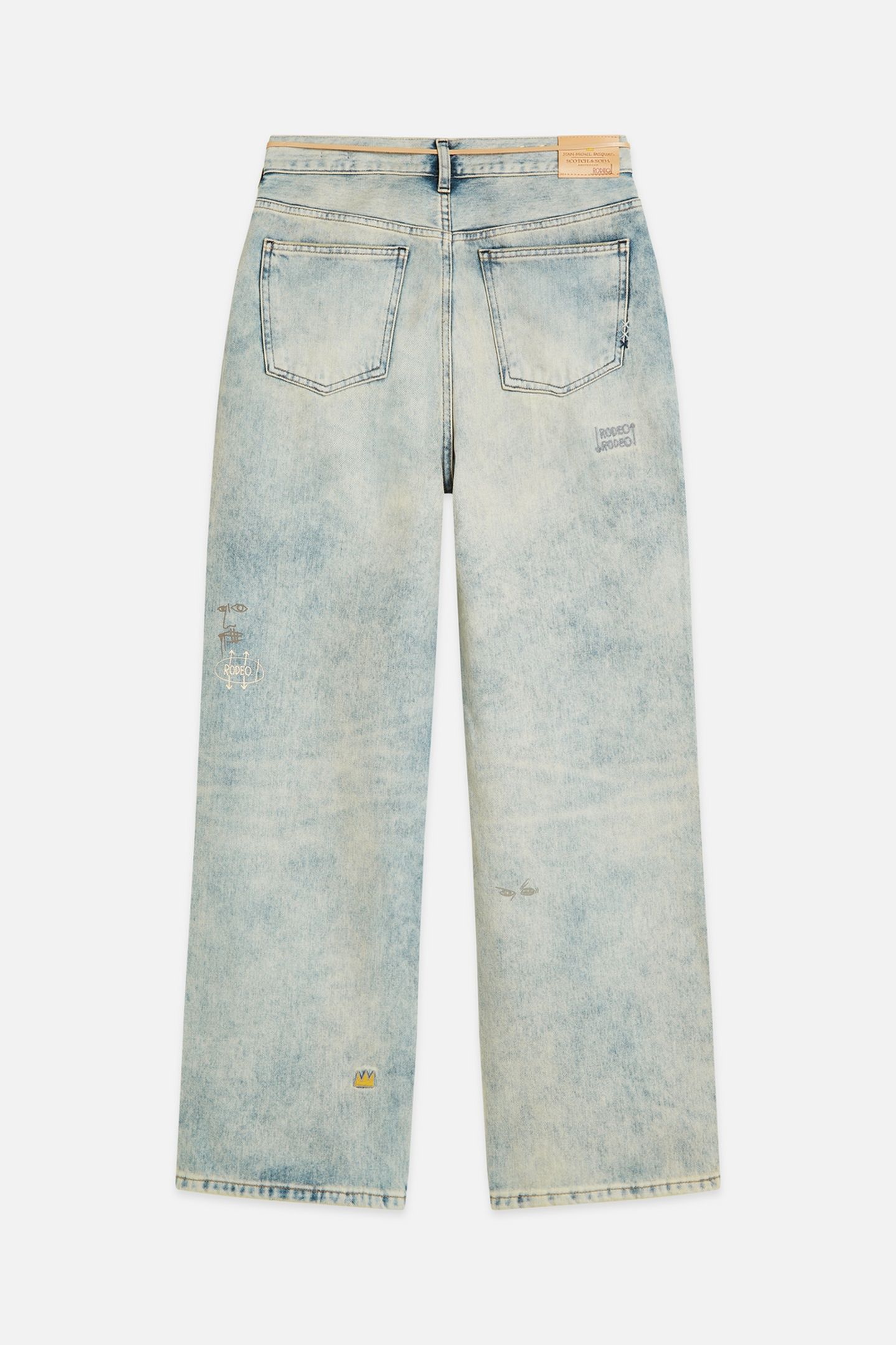 BASQUIAT THE DEEP LOOSE JEANS TEXAS BLUE 2