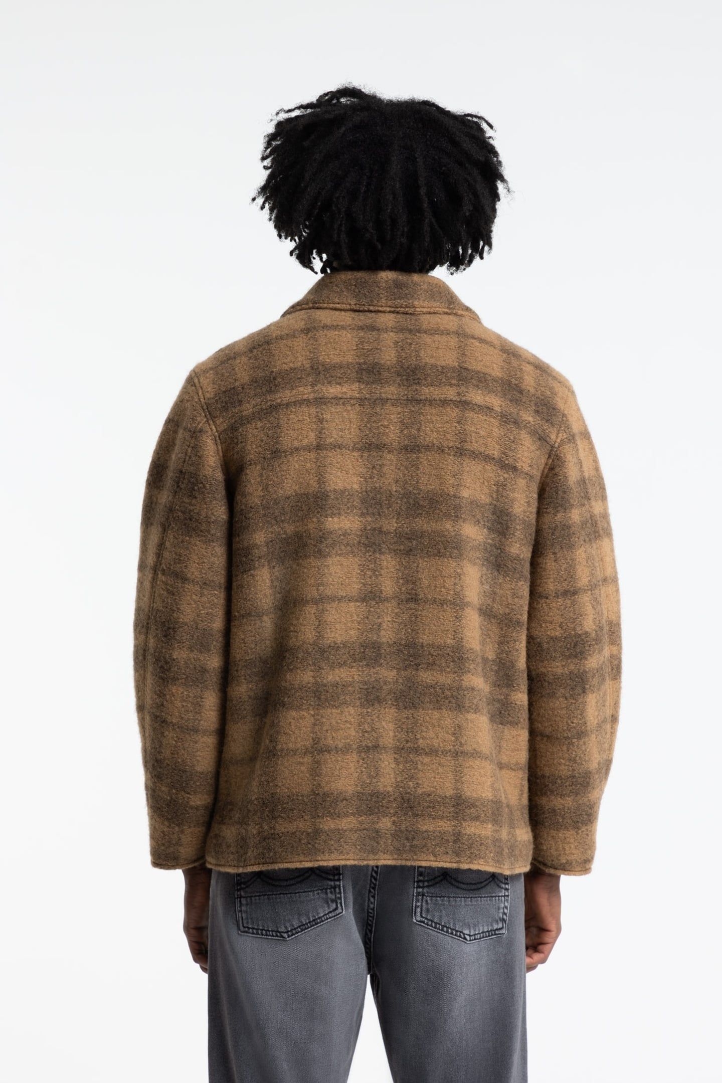 KIAAN JACKET DESERT BEIGE CHECK 2