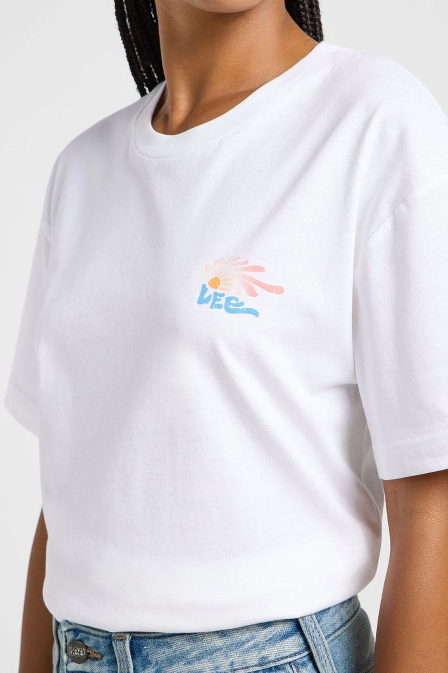 GRAPHIC TEE BRIGHT WHITE RELAXED WHITE 2