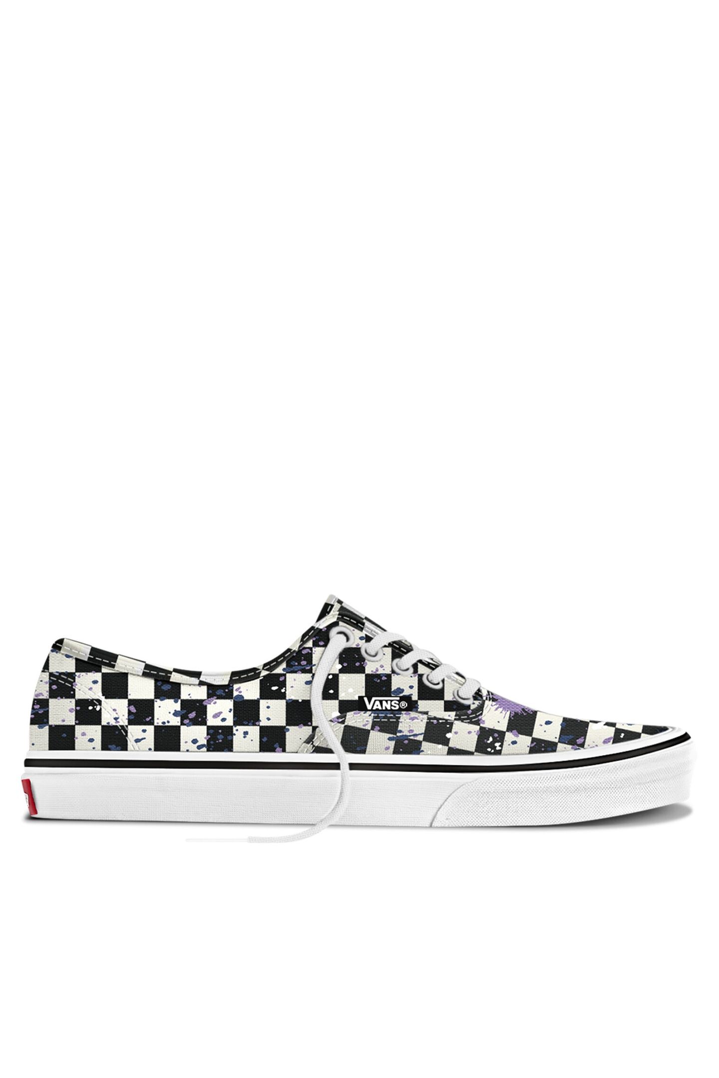UNISEX AUTHENTIC SPLATTER CHECKERBOARD/MULTI 1