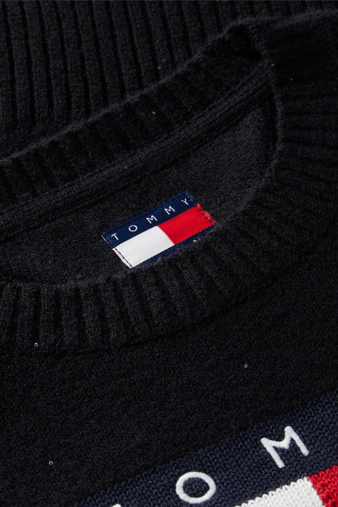 TJW SPARKLE FLAG SWEATER BLACK 6