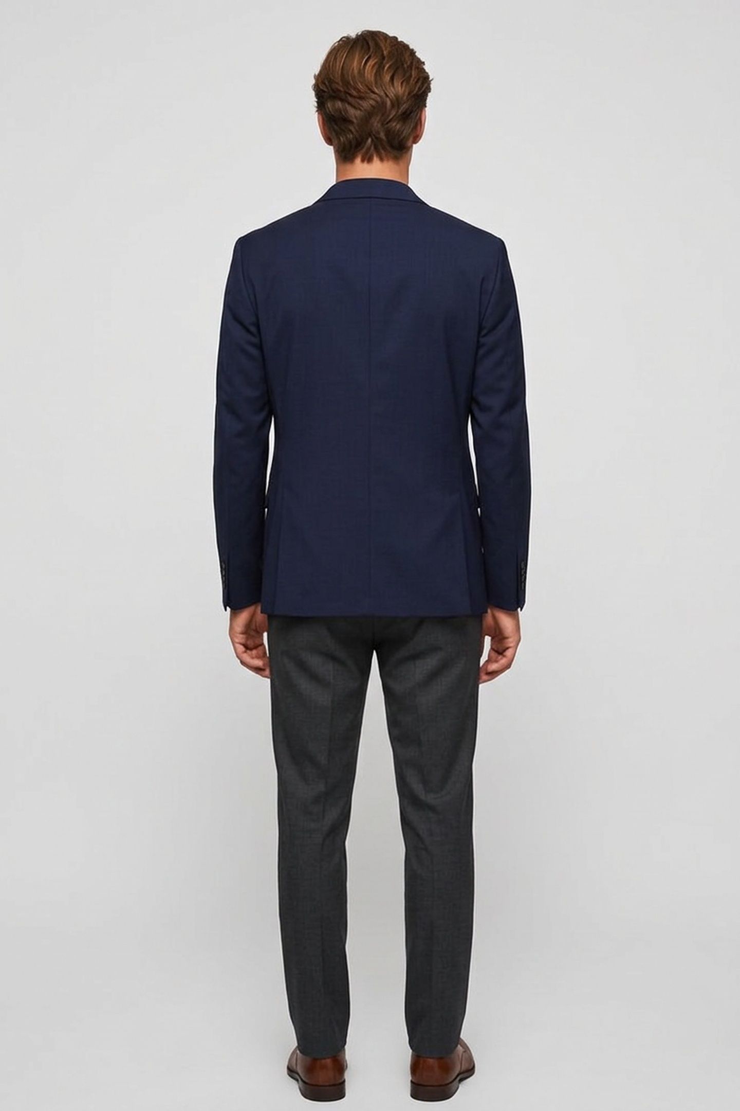 STRETCH WOOL REGULAR BLAZER INK BLUE 2