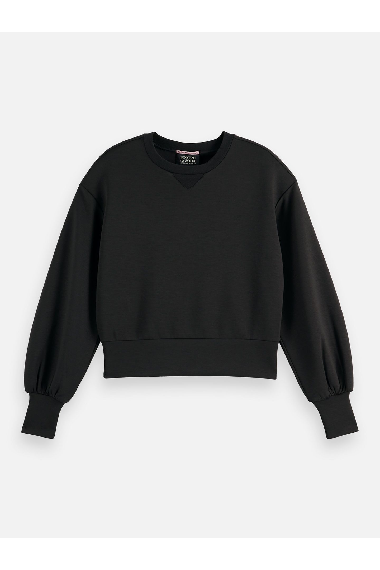 CORE MODAL SWEATSHIRT BLACK 4