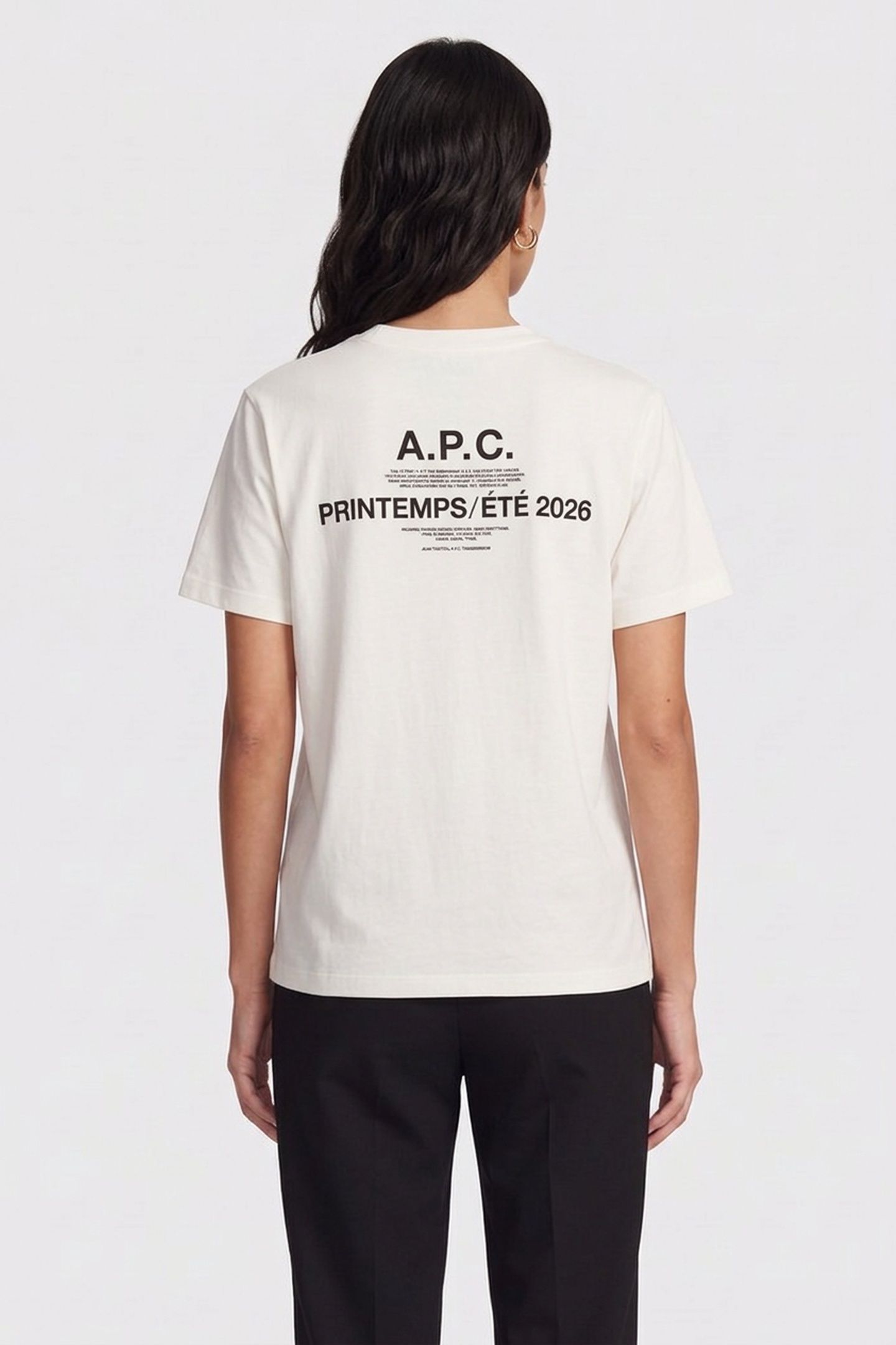 UNISEX T-SHIRT SHORT SLEEVE OFF-WHITE 4
