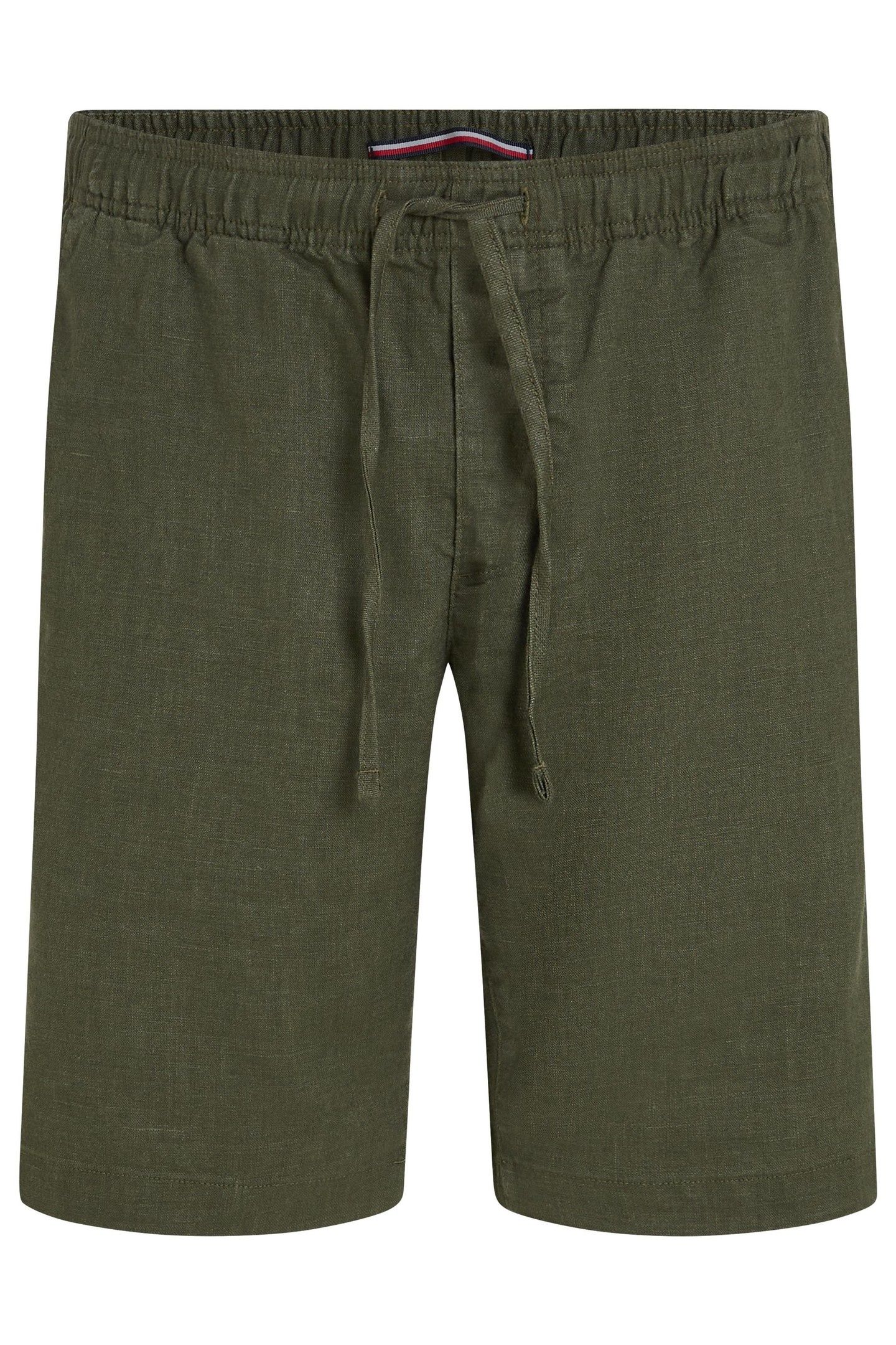 HARLEM PO LINEN SHORT ARMY GREEN 1