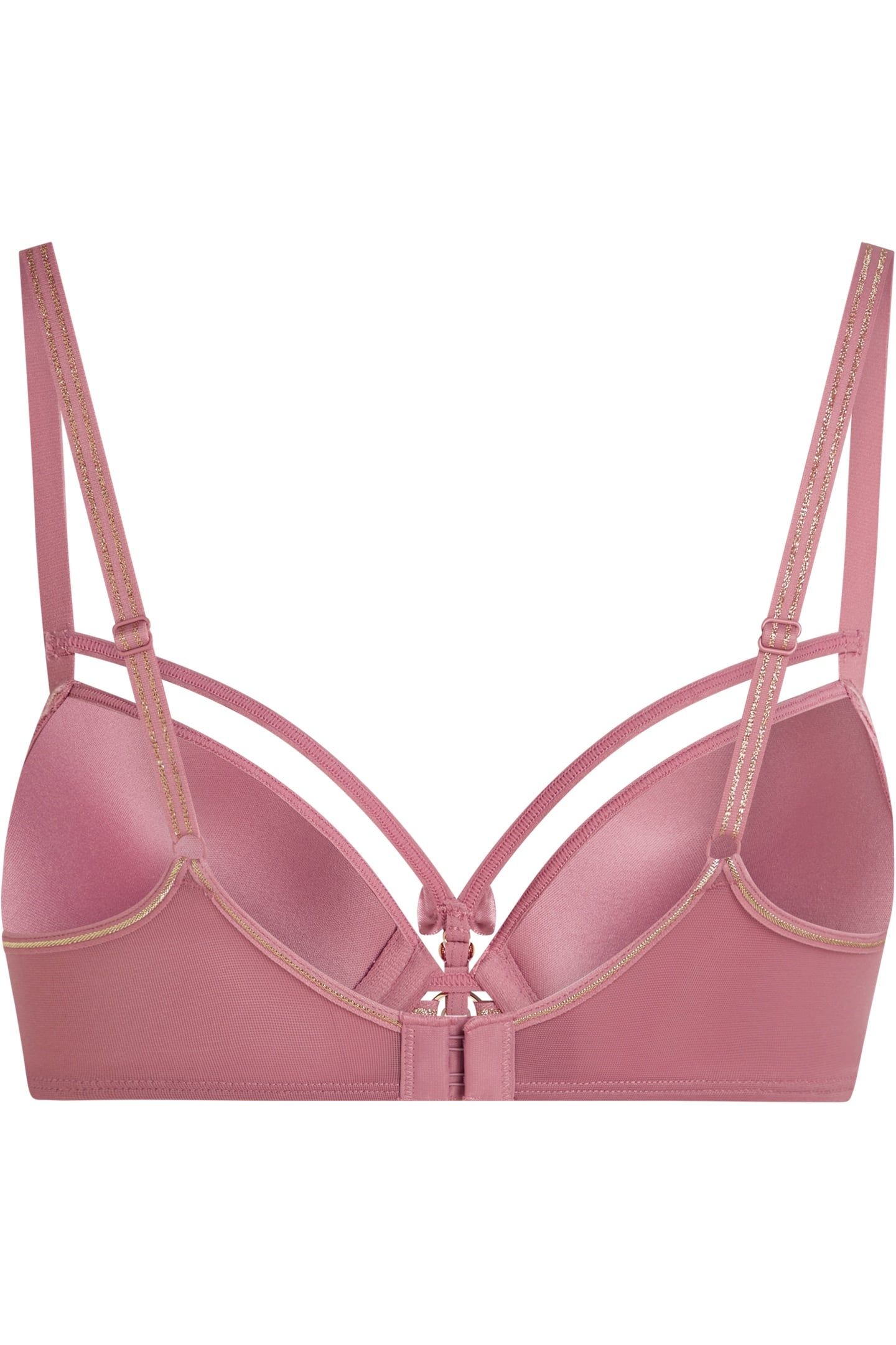 SPACE ODYSSEY ROSE AND GOLD PUSH UP BRA 4
