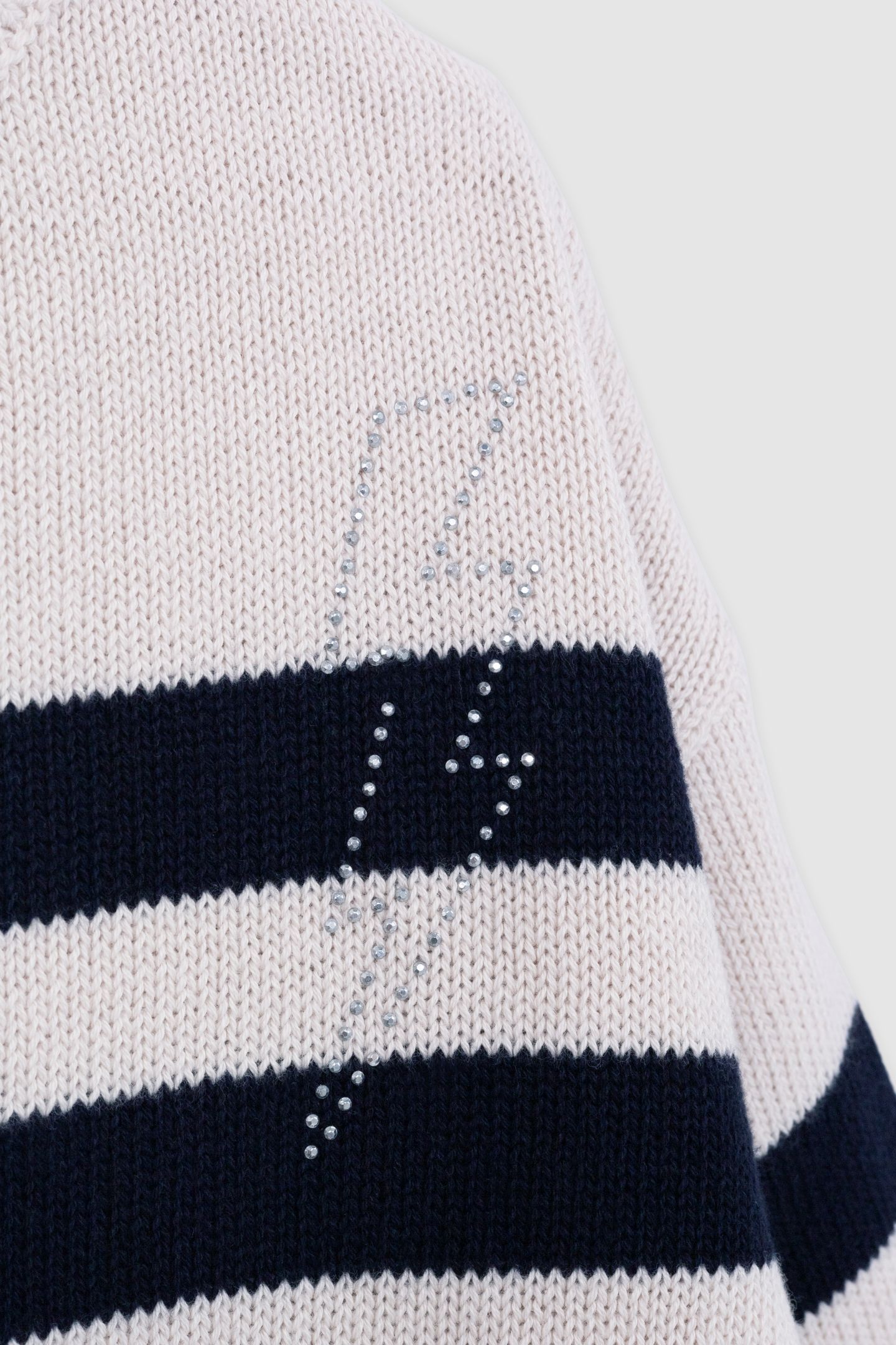 GIRL’S ORGANIC SAILOR-STRIPE SWEATER, DIAMANTE LIGHTNING 5