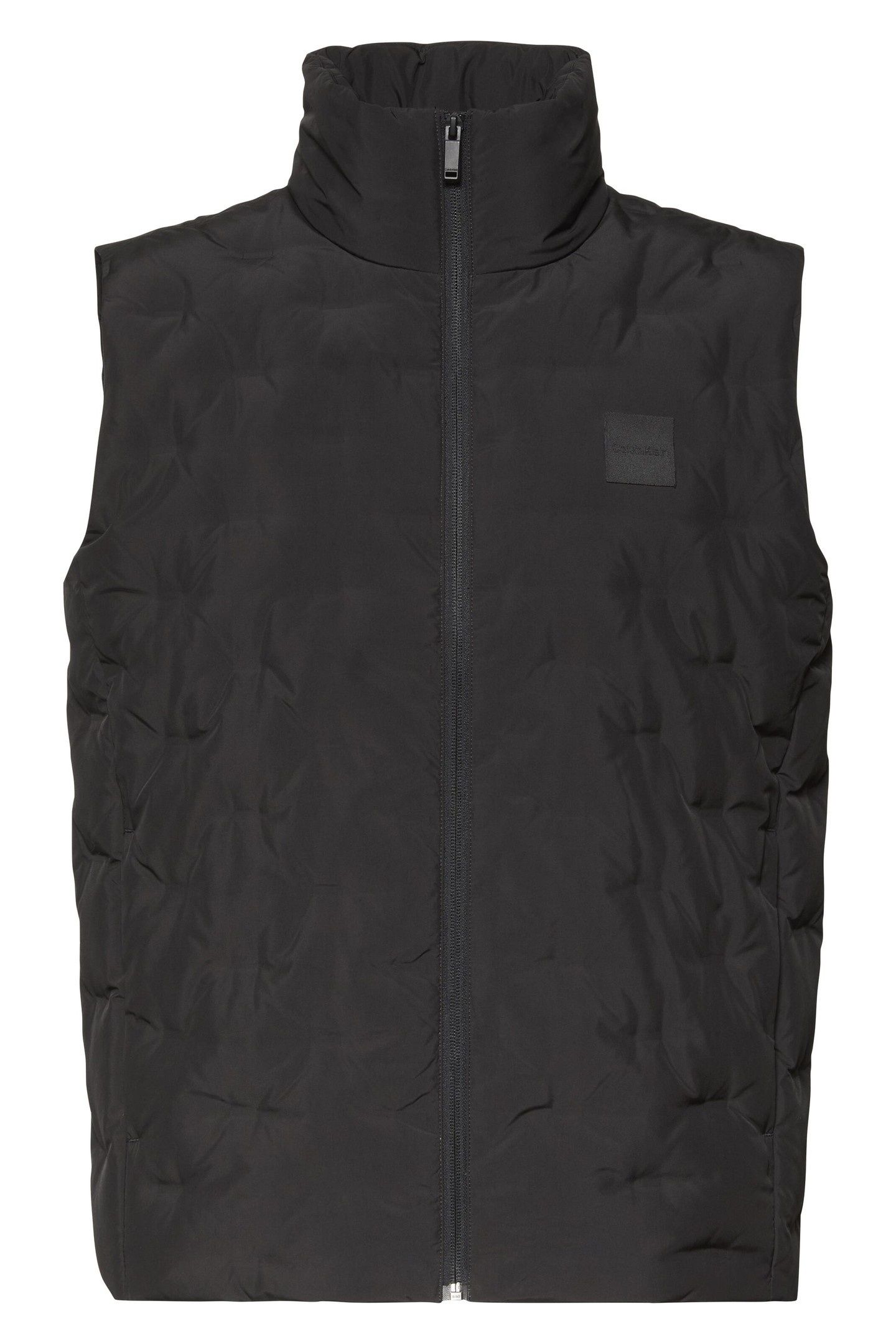 SLEEVELESS HEATSEAL QUILTED VEST BLACK 1