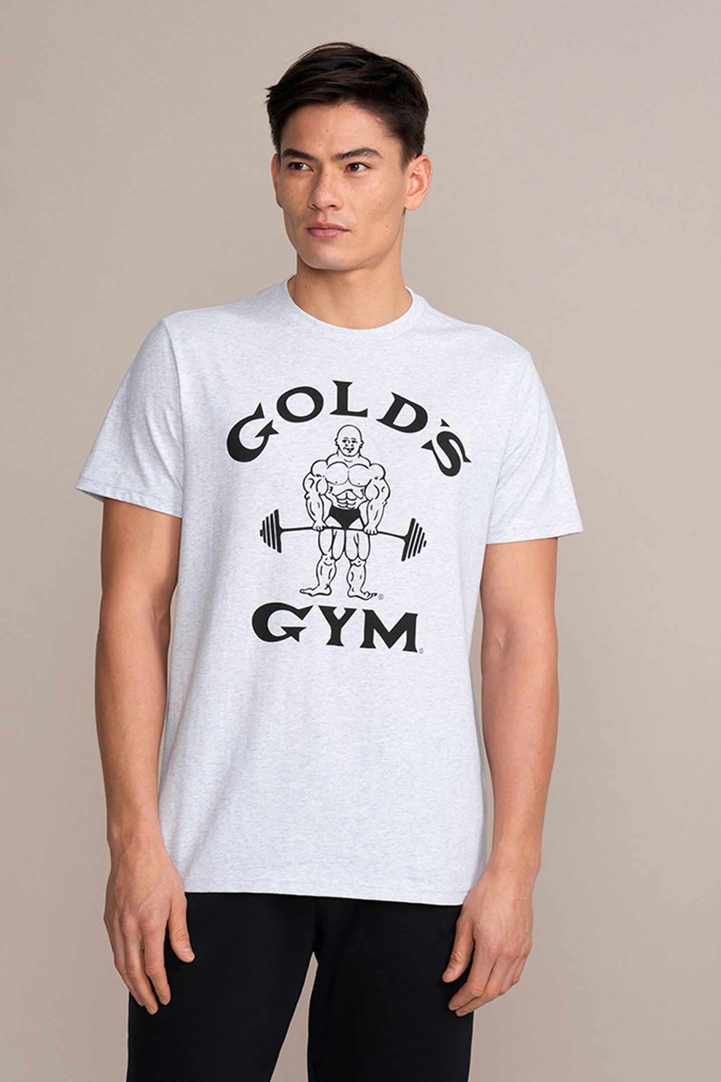CLASSIC JOE CREW NECK TEE GREY 1