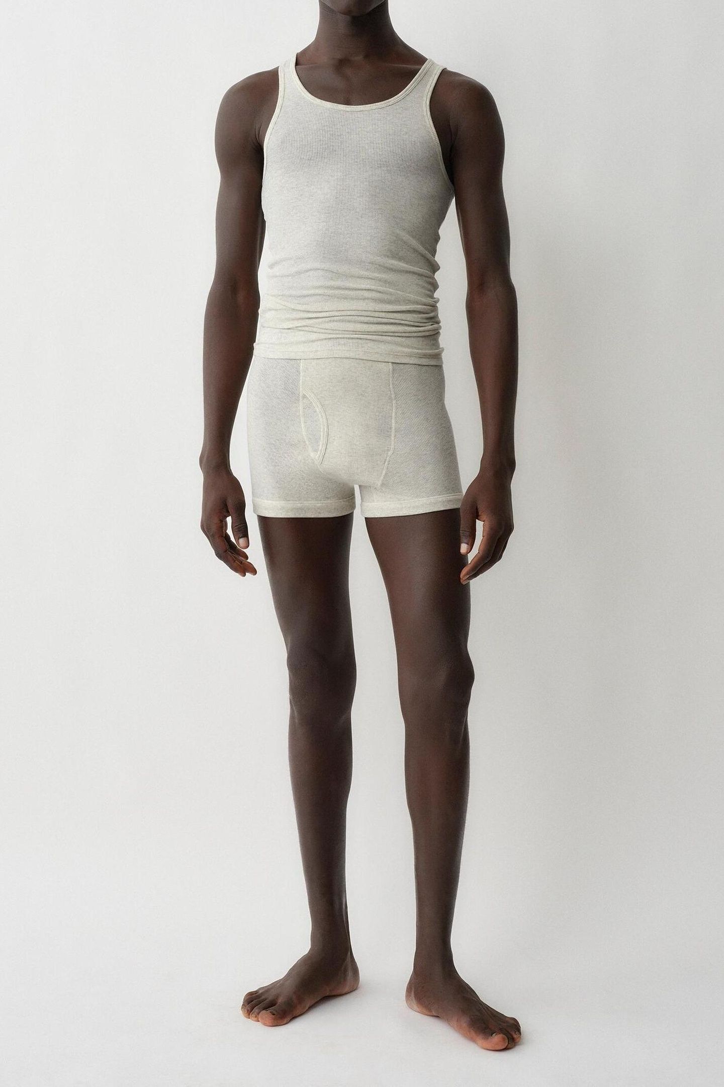 WALTER TANK TOP OYSTER MELANGE 3