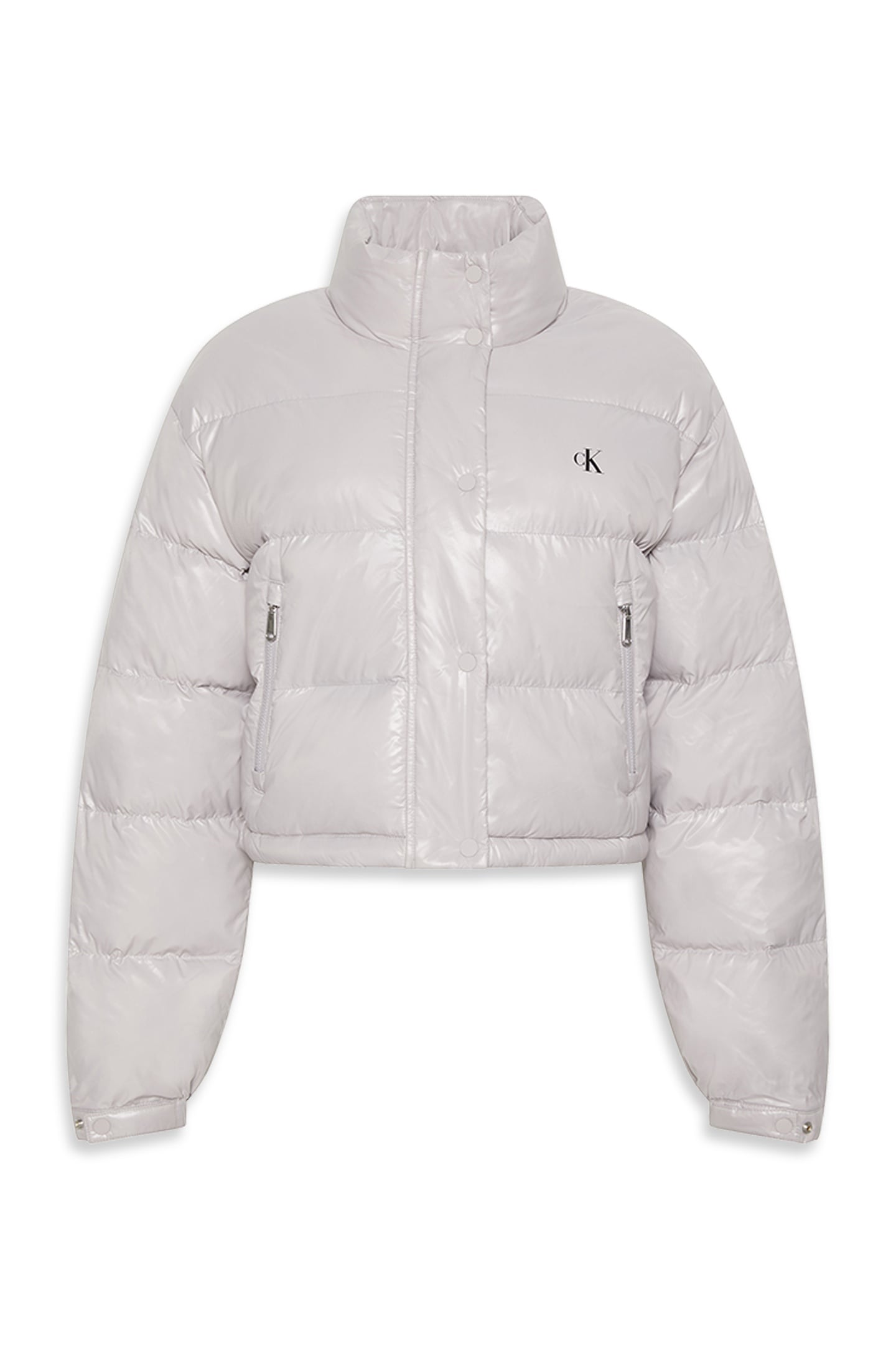 SHINE CROP PUFFER JACKET GULL GRAY 6