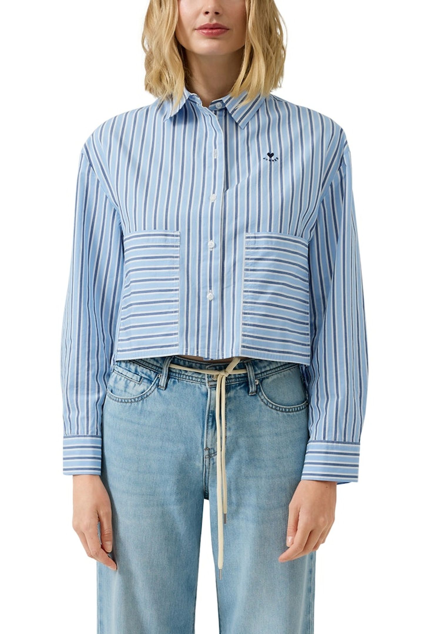 S.OLIVER BLOUSES BLUE 1