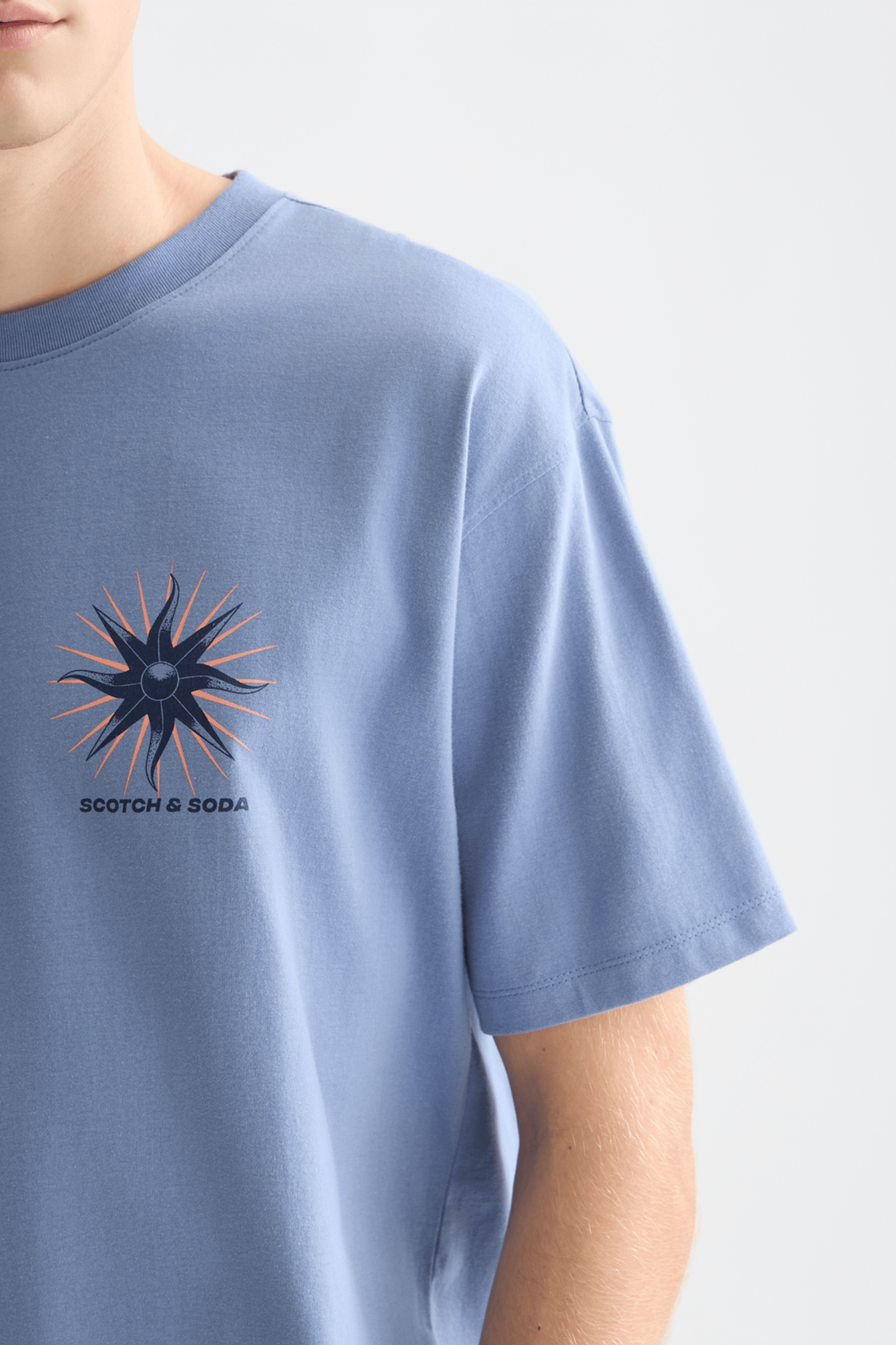 FRONT AND BACK ARTWORK RELAXEDFIT TSHIRT NAVY 6