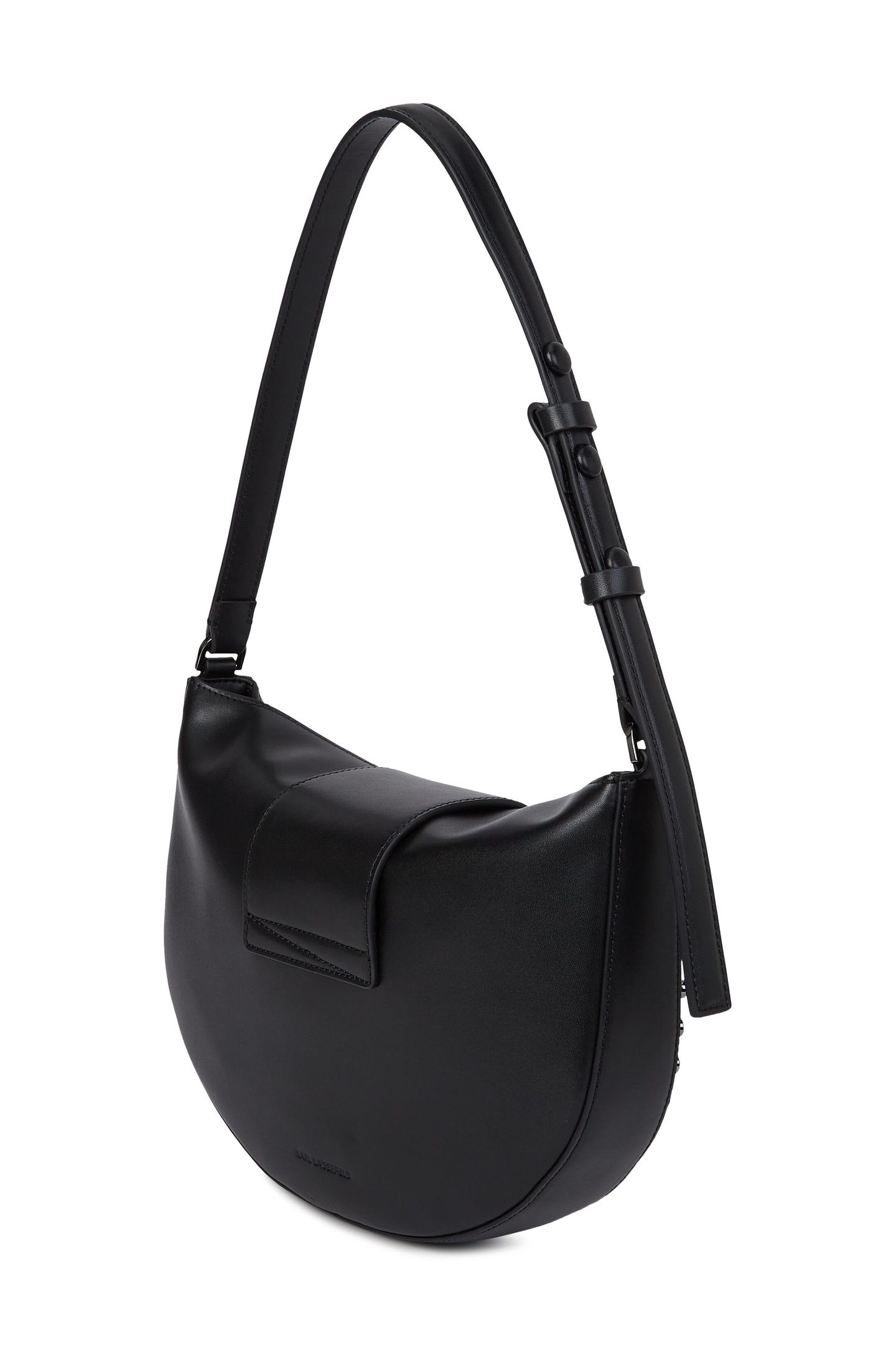 SIGNATURE HALFMOON STUDDED BAG BLACK EMBELLISHMENT 4