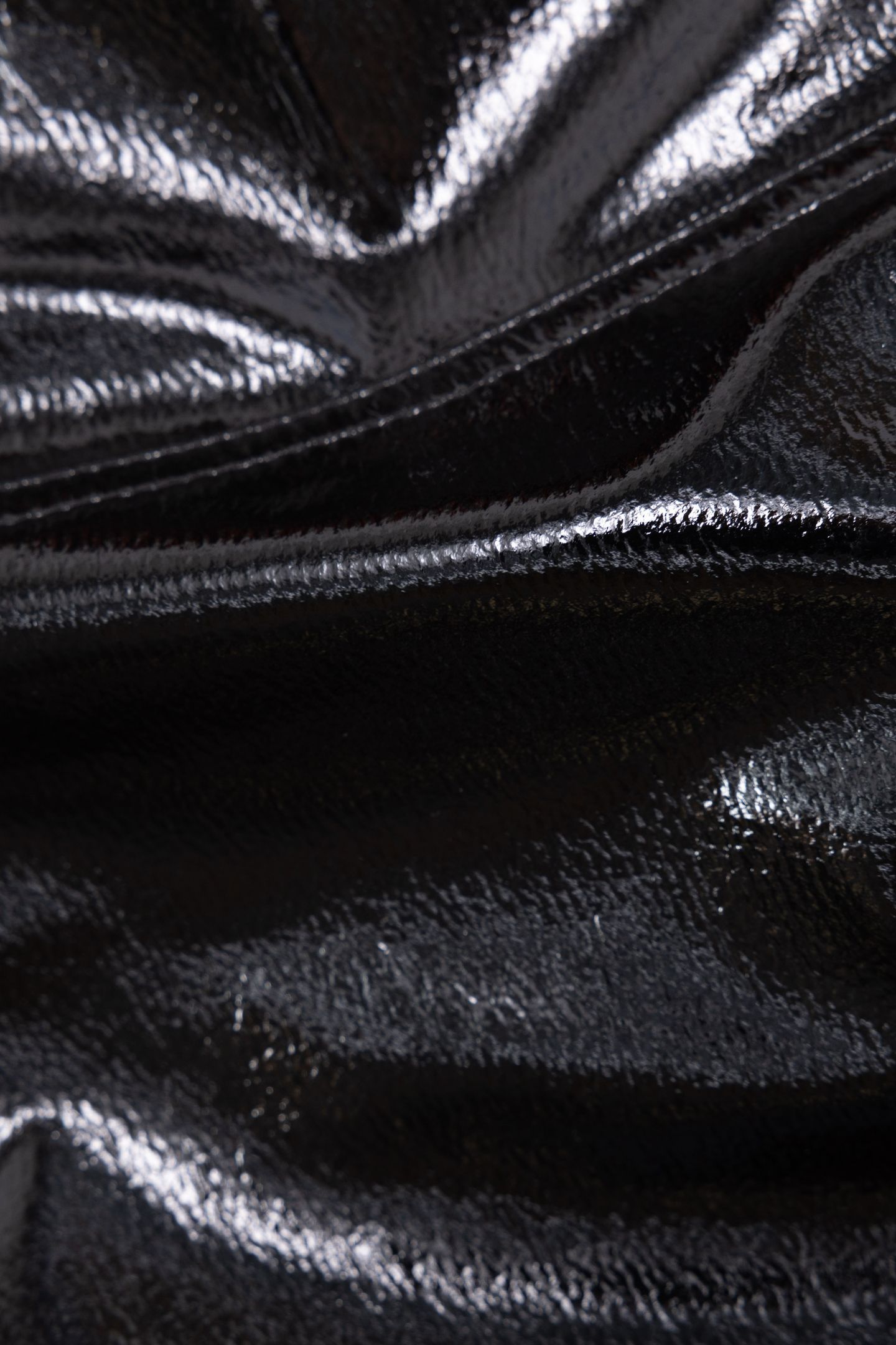 BLACK VINYL SHORT SKIRT 6