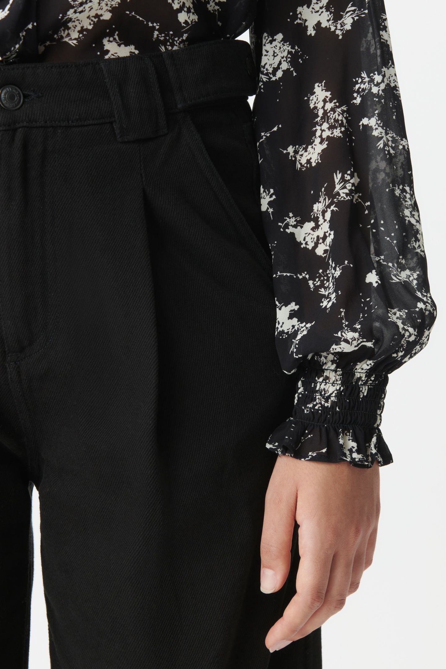 BLACK PÉNÉLOPE WIDE-LEG JEANS 7