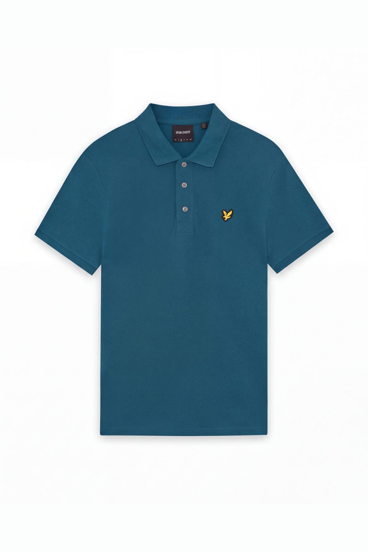 PLAIN POLO SHIRT RICH TEAL 4