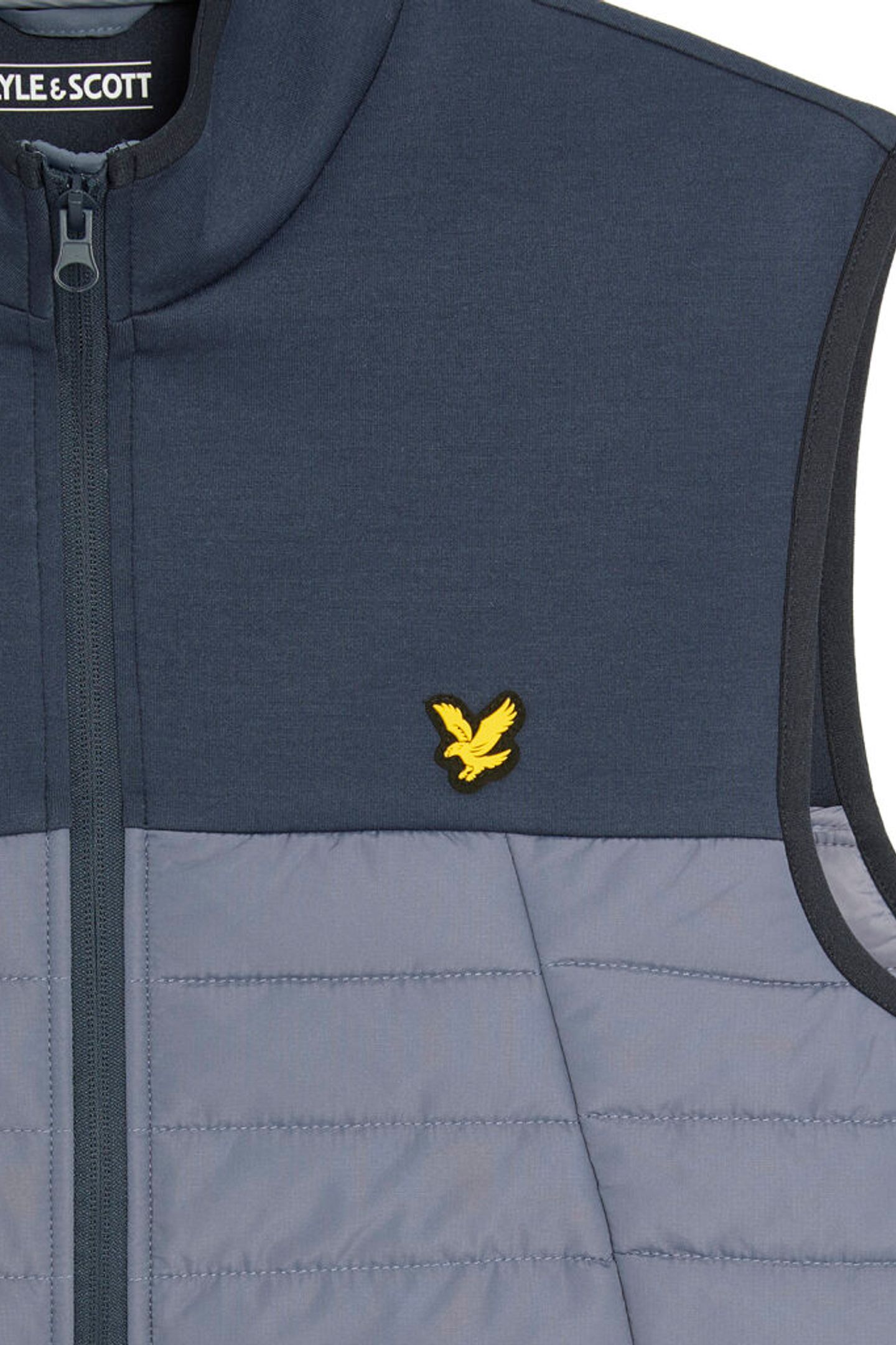 SPORTS FLEECE HYBRID GILET TRUE INDIGO/STEEL INDIGO 5