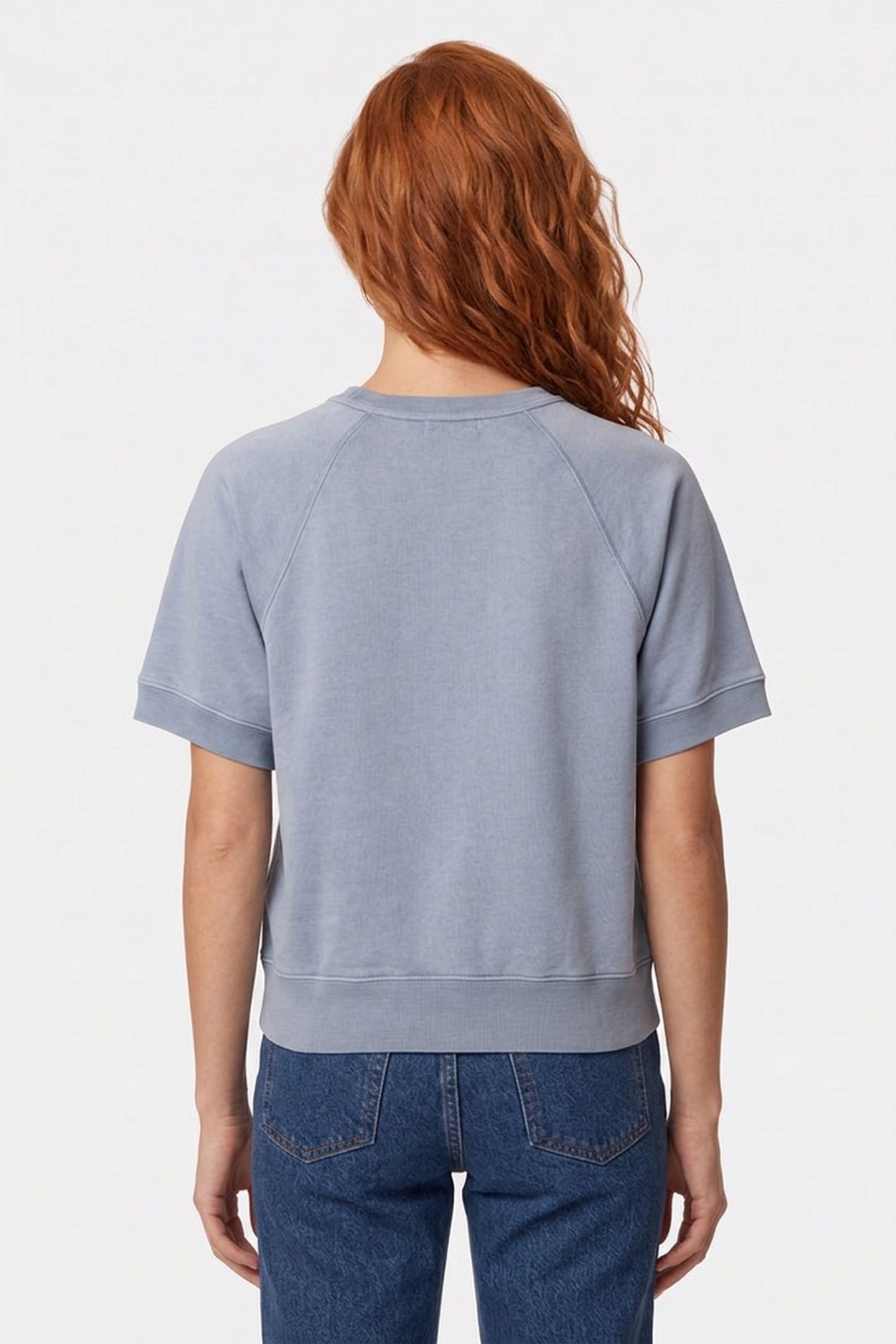 SWEATSHIRT SHORT SLEEVE LIGHT BLUE 4