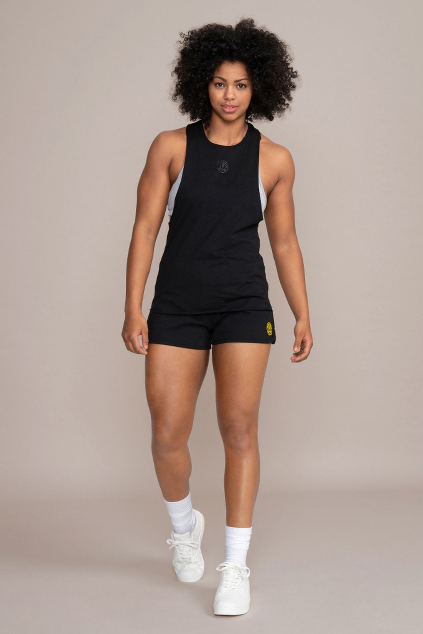 LADIES MODERN TANK BLACK 2