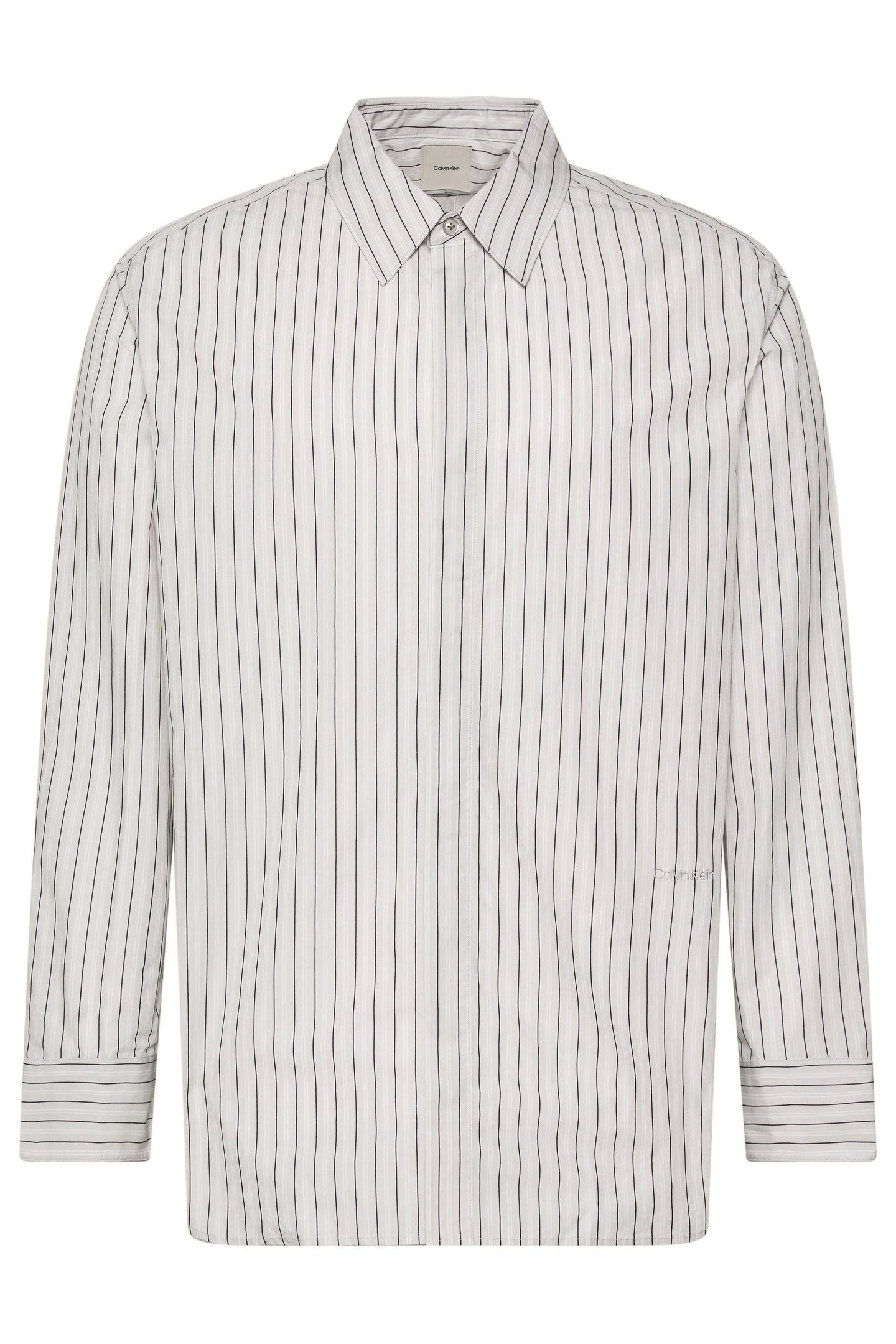 LS YD MULTI STRIPE SHIRT QUIET GRAY 1