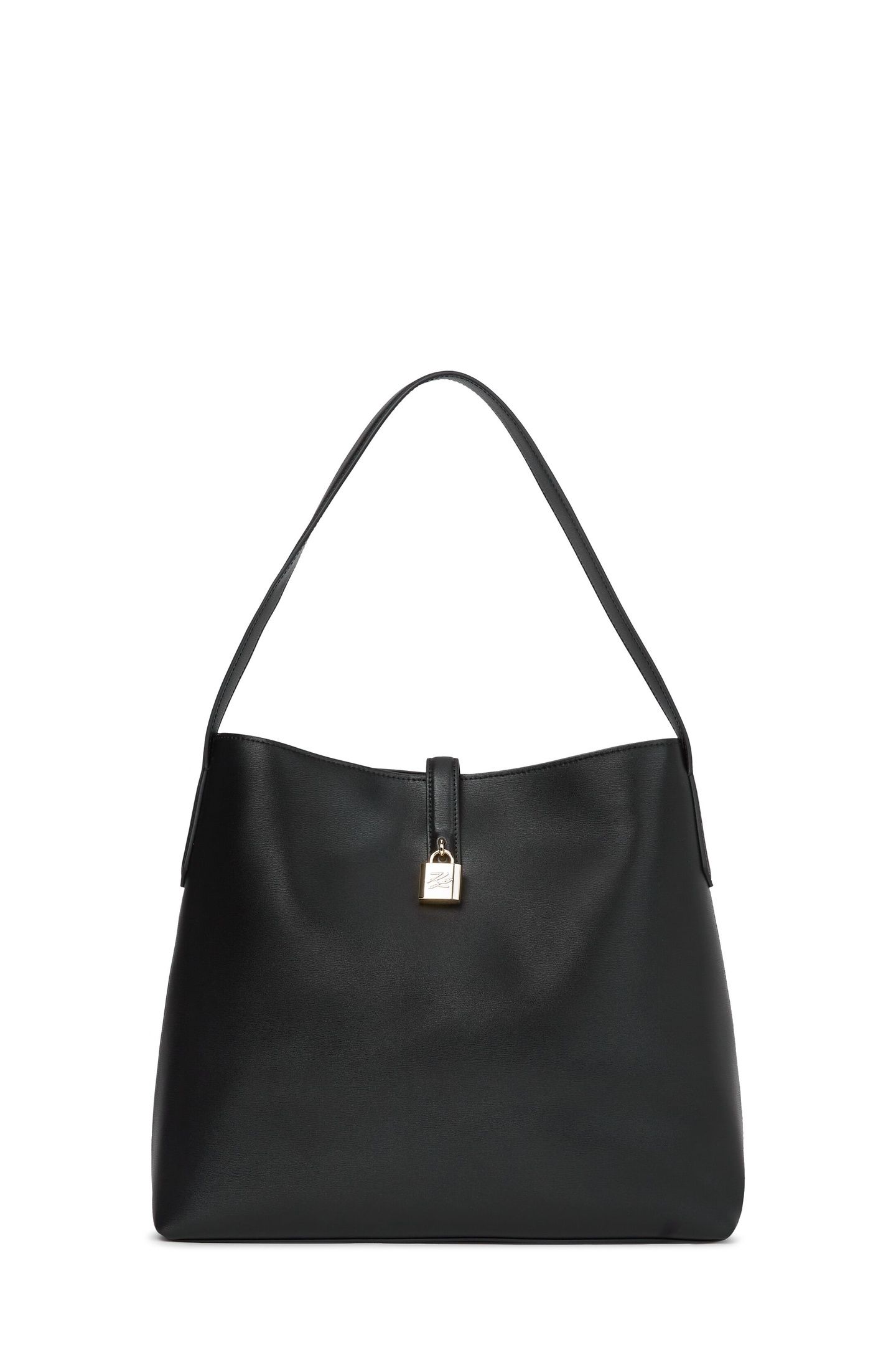 AUTOGRAPH PADLOCK HOBO BLACK/GOLD 2