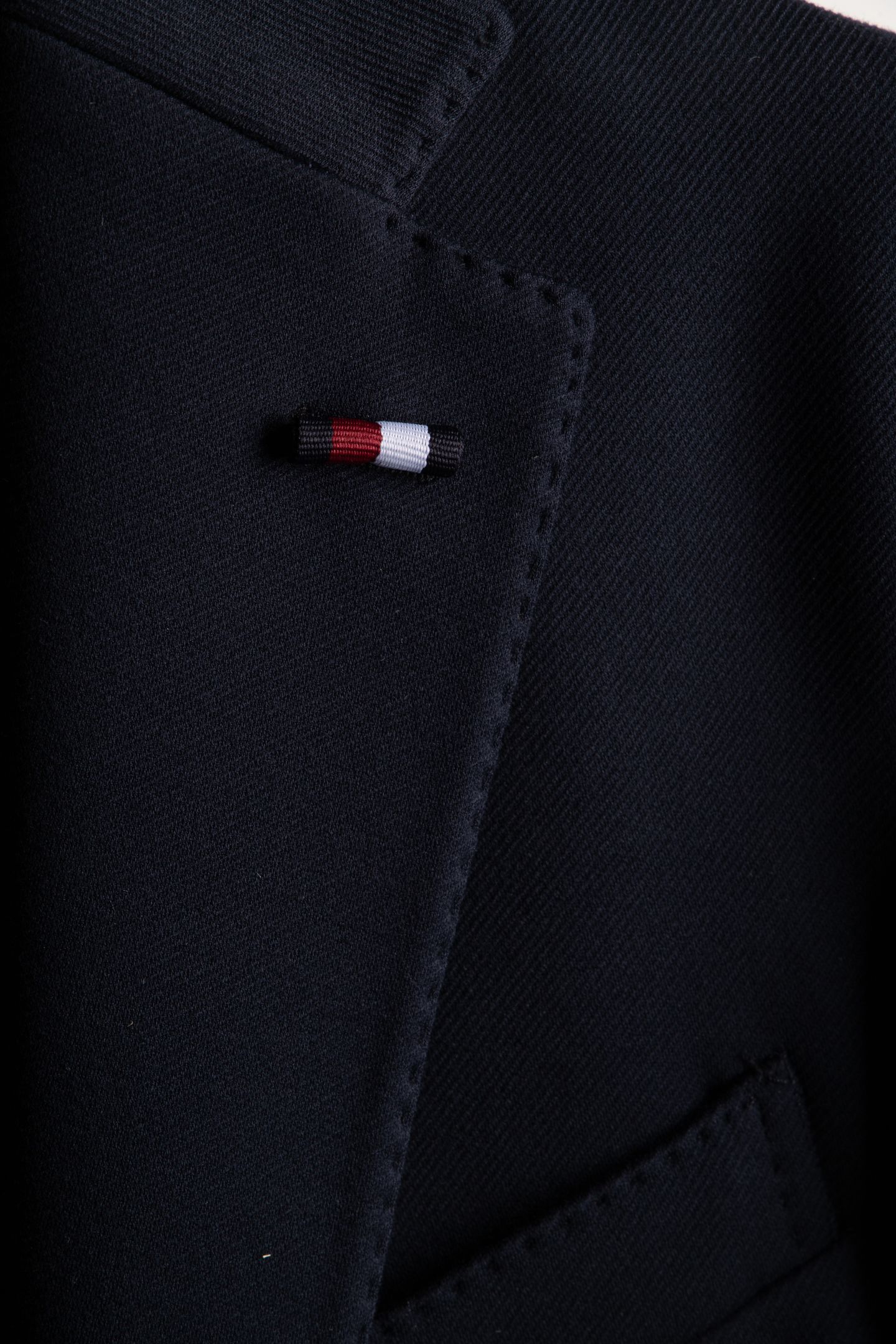 VISCOSE STRETCH JERSEY SUITING JACKET BLUE 4