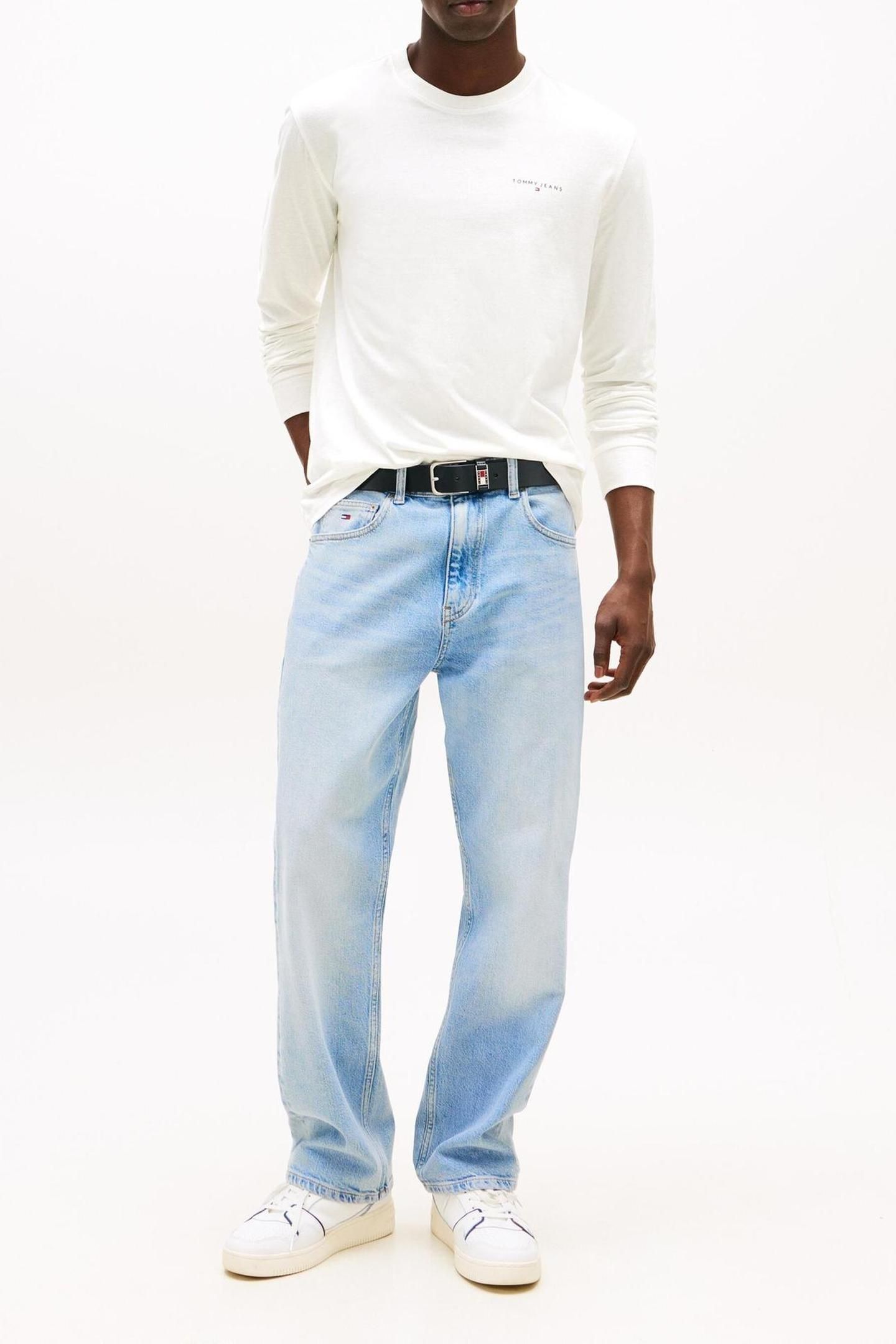 TJM SLIM CHEST LINEAR TEE ECRU 2