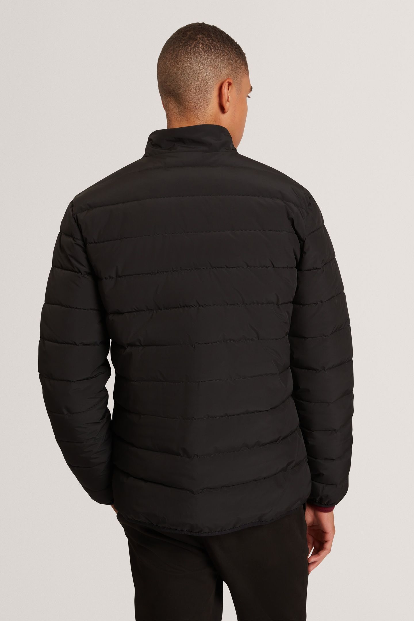 QUILTED LIGHTWEIGHT JACKET BLACK 2