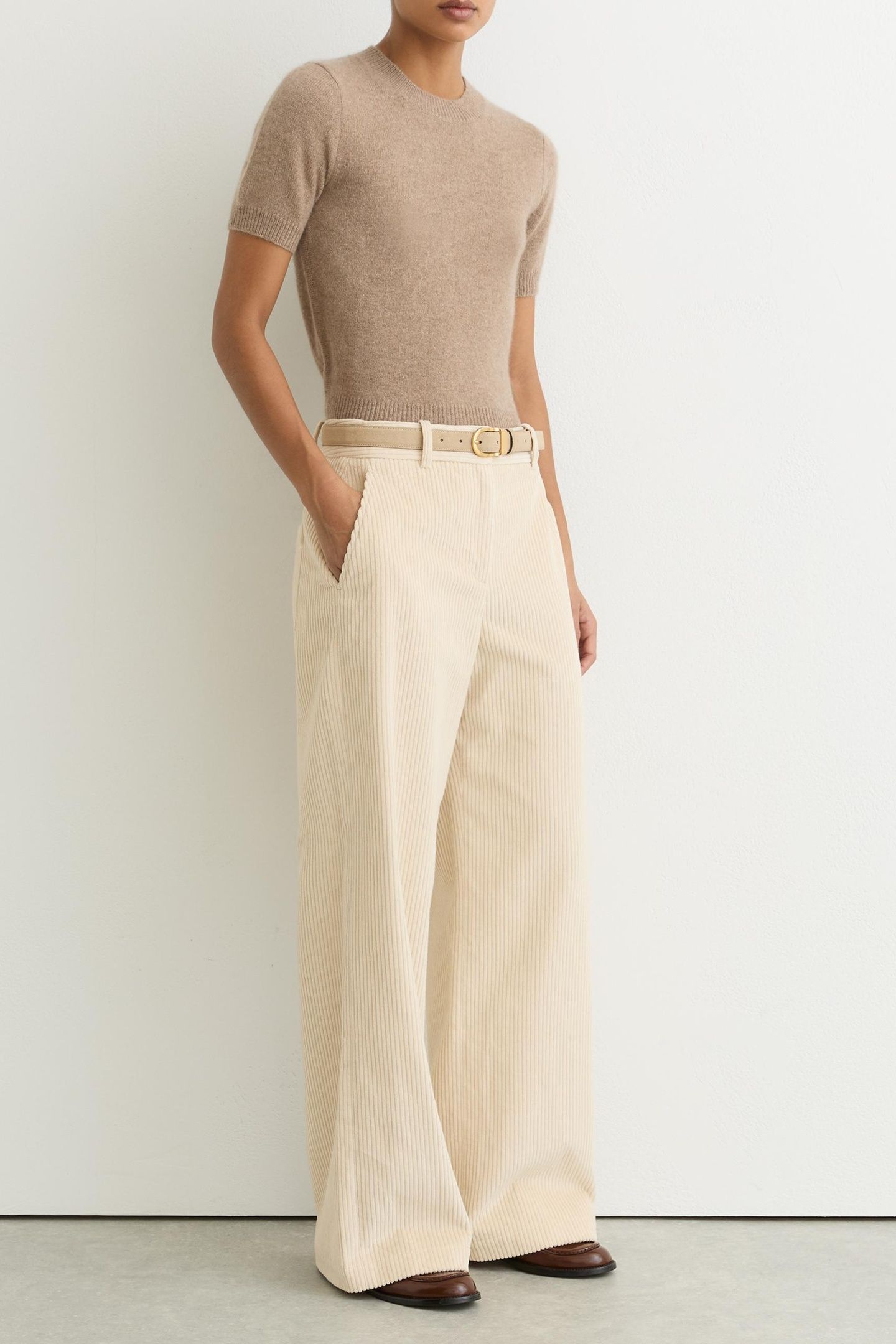 CORD TROUSER CREAM 3