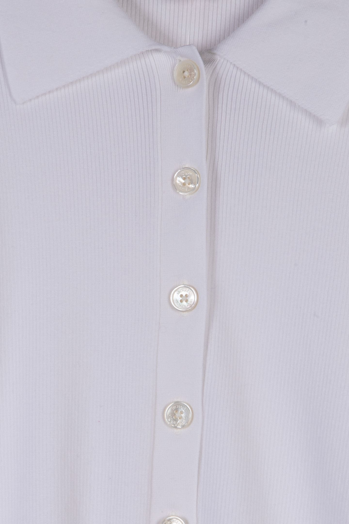 FITTED RIBED LS BUTTON UP OPTIC WHITE 4