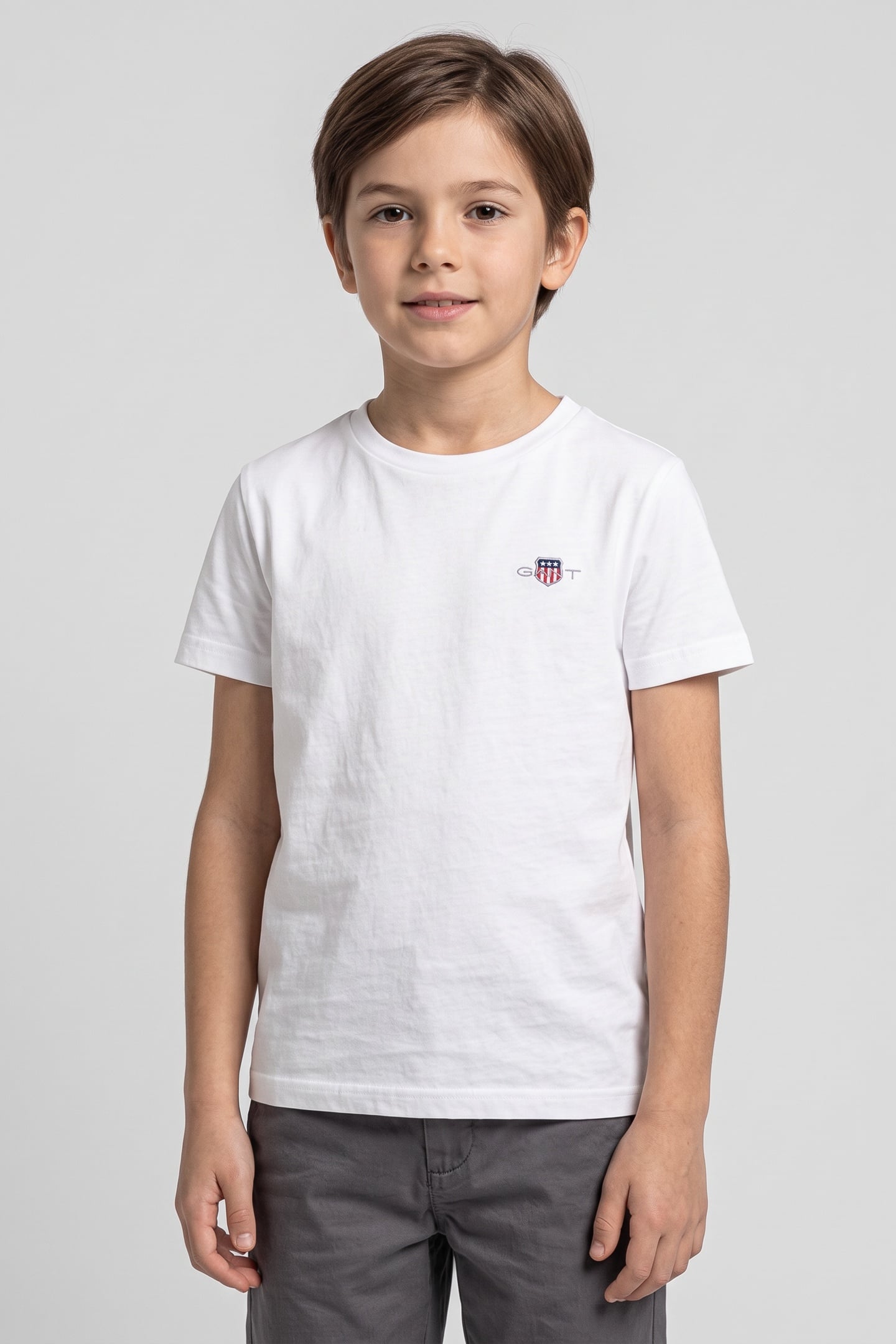 TEEN UNISEX C-NECK T-SHIRT 2-PACK WHITE 3