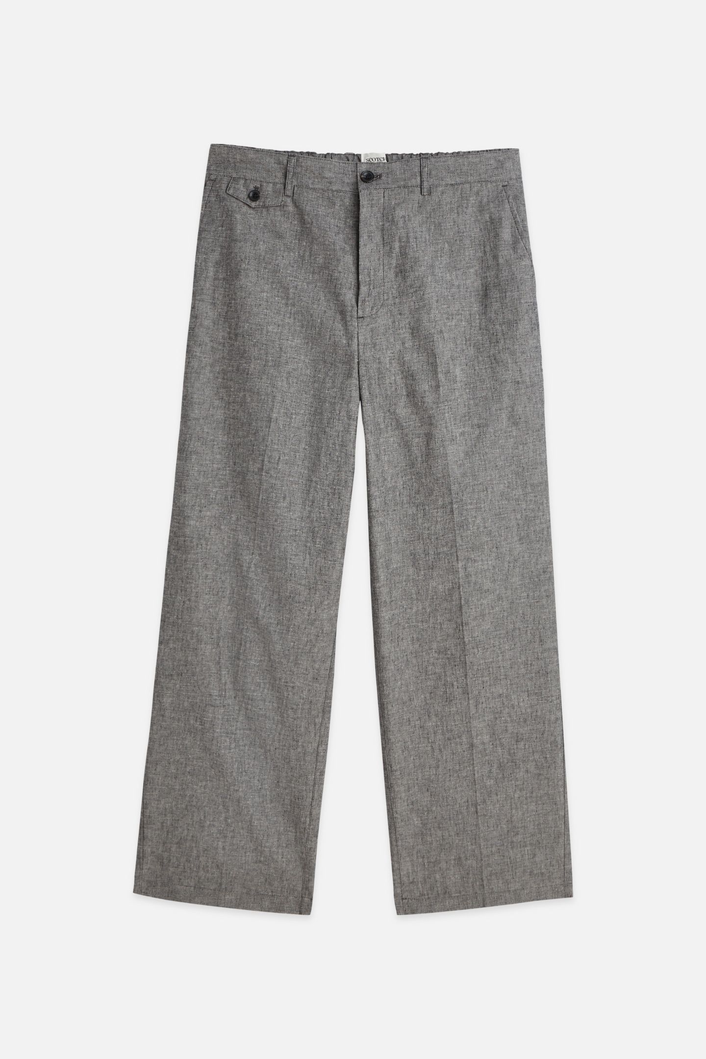 OTIS TAILORED COTTONLINEN RELAXED STRAIGHTFIT JOGGER BLACK 4