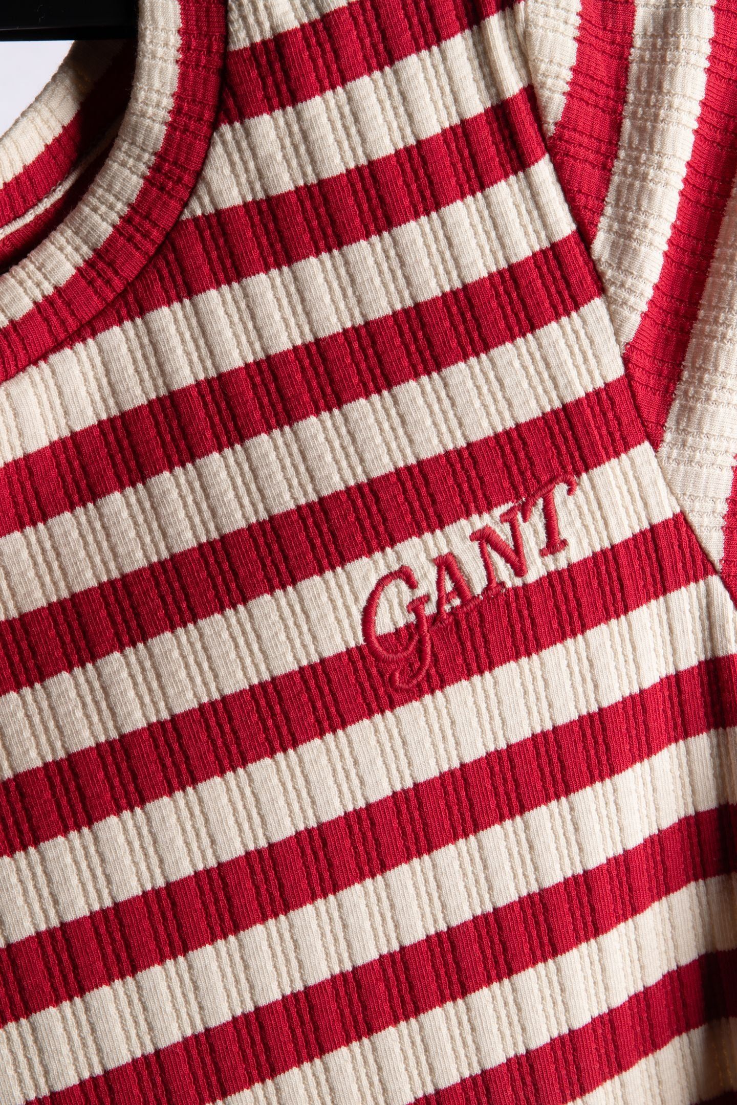 TEEN GIRLS STRIPED RIB T-SHIRT DRESS RUBY RED 4